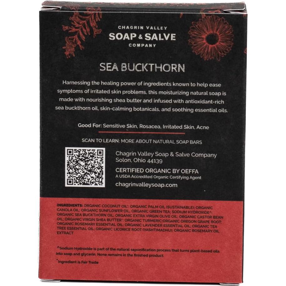 Jabón Natural Chagrin Valley 159g - Espino Marino y Té Verde