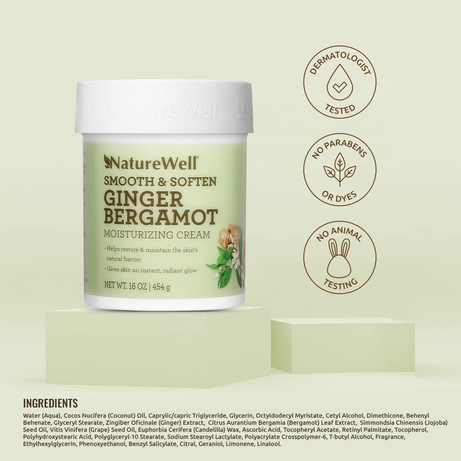 Crema Hidratante Jengibre y Bergamota 453g - Hatch