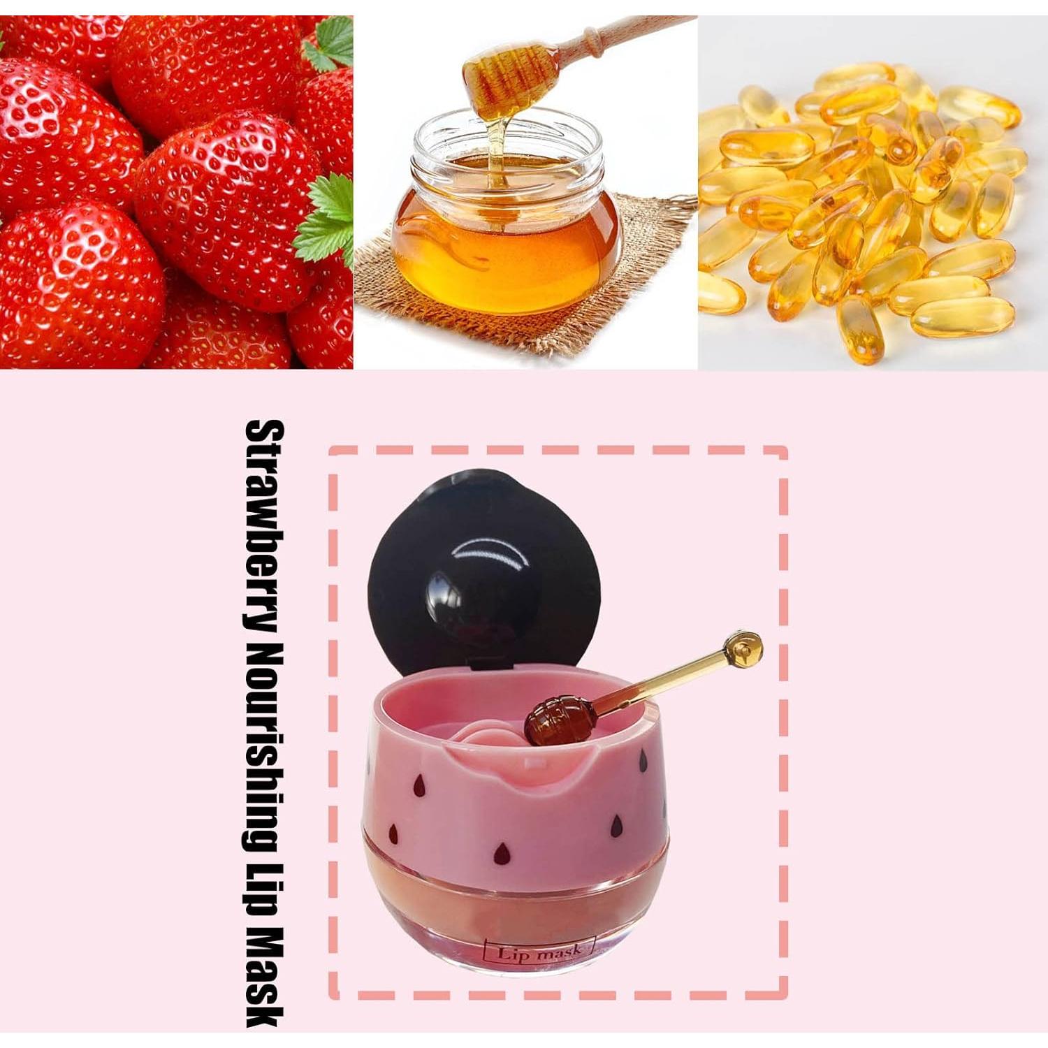 Bálsamo Labial Hidratante S-SNAIL-OO Miel y Fresa 2PCS