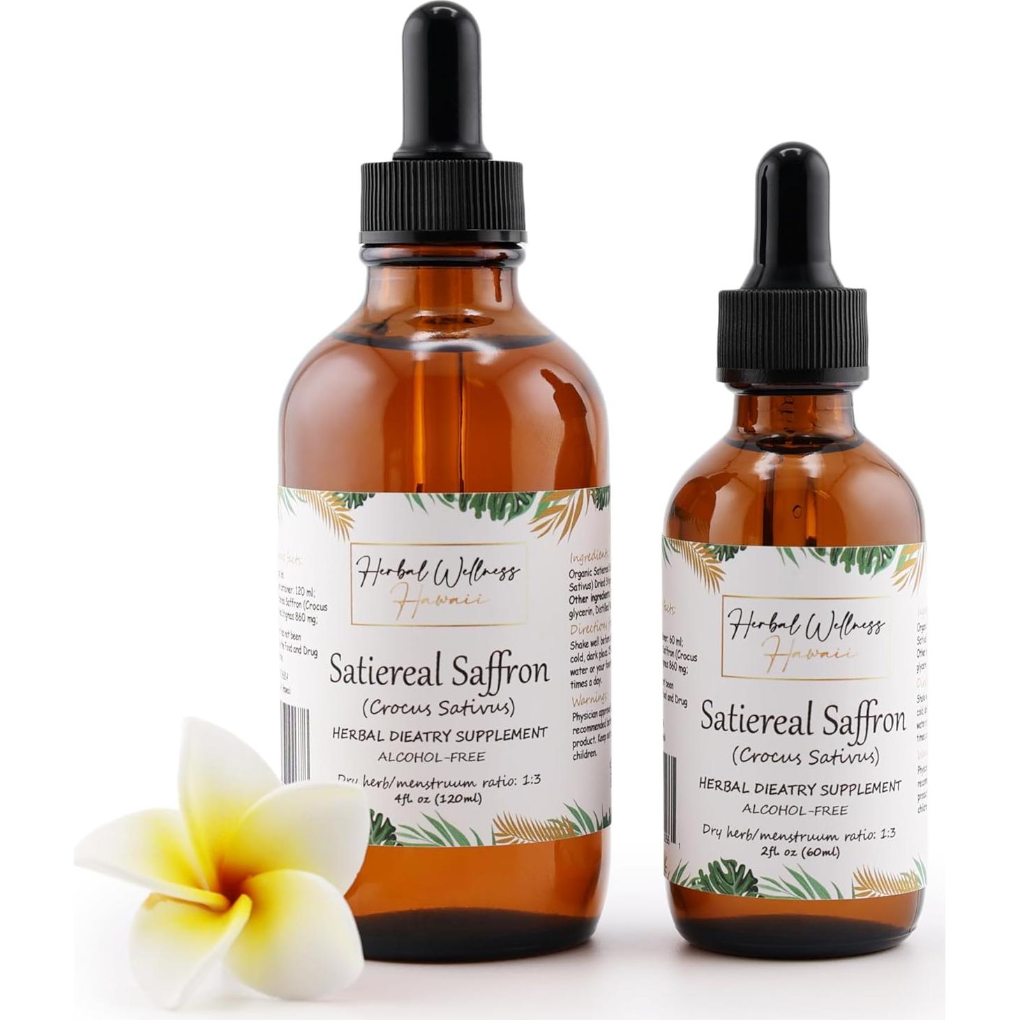 Extracto Líquido de Azafrán Satiereal Sin Alcohol 60ml - Bienestar