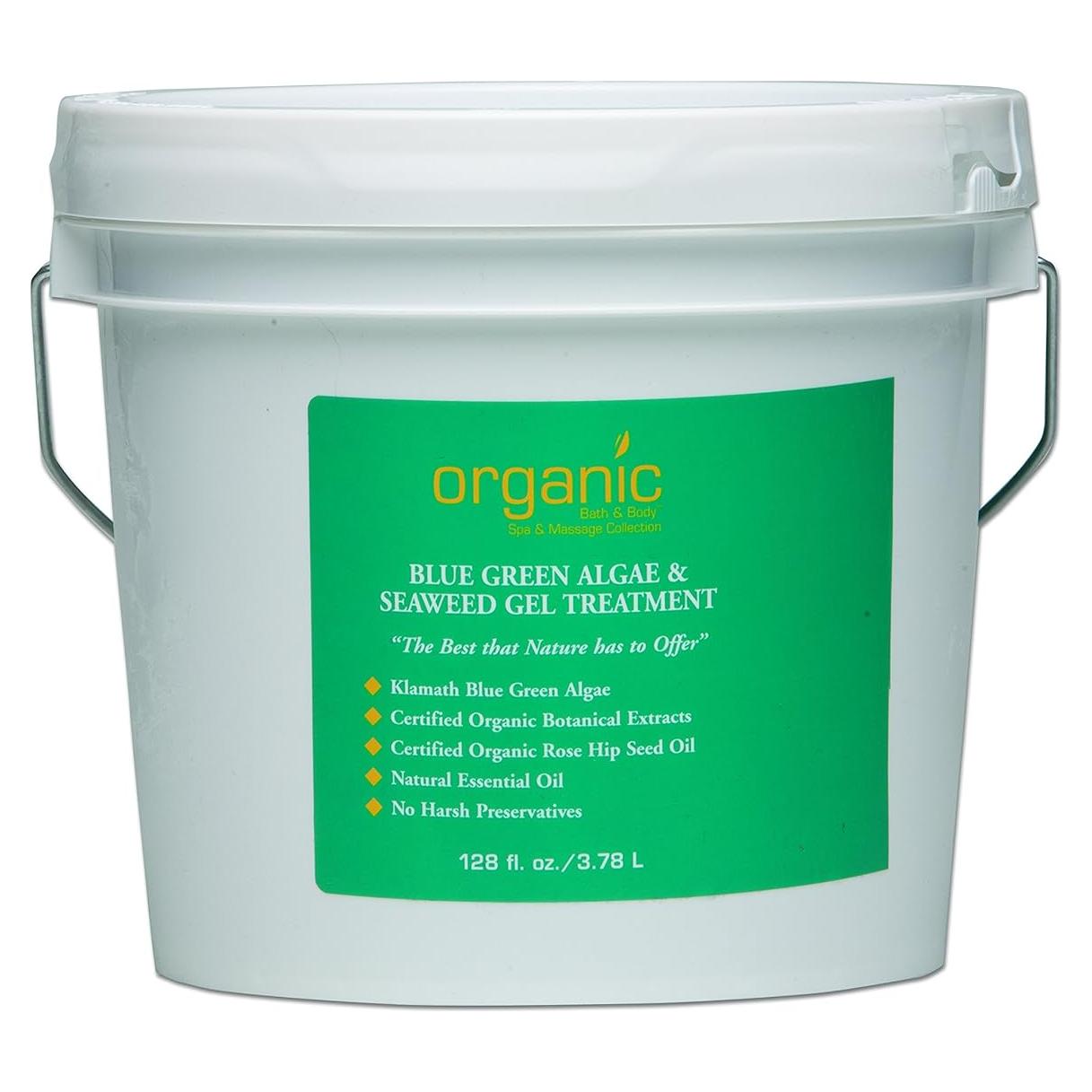 Gel Orgánico de Algas Azul Verde y Marinas 3.78 L - Organic Bath & Body