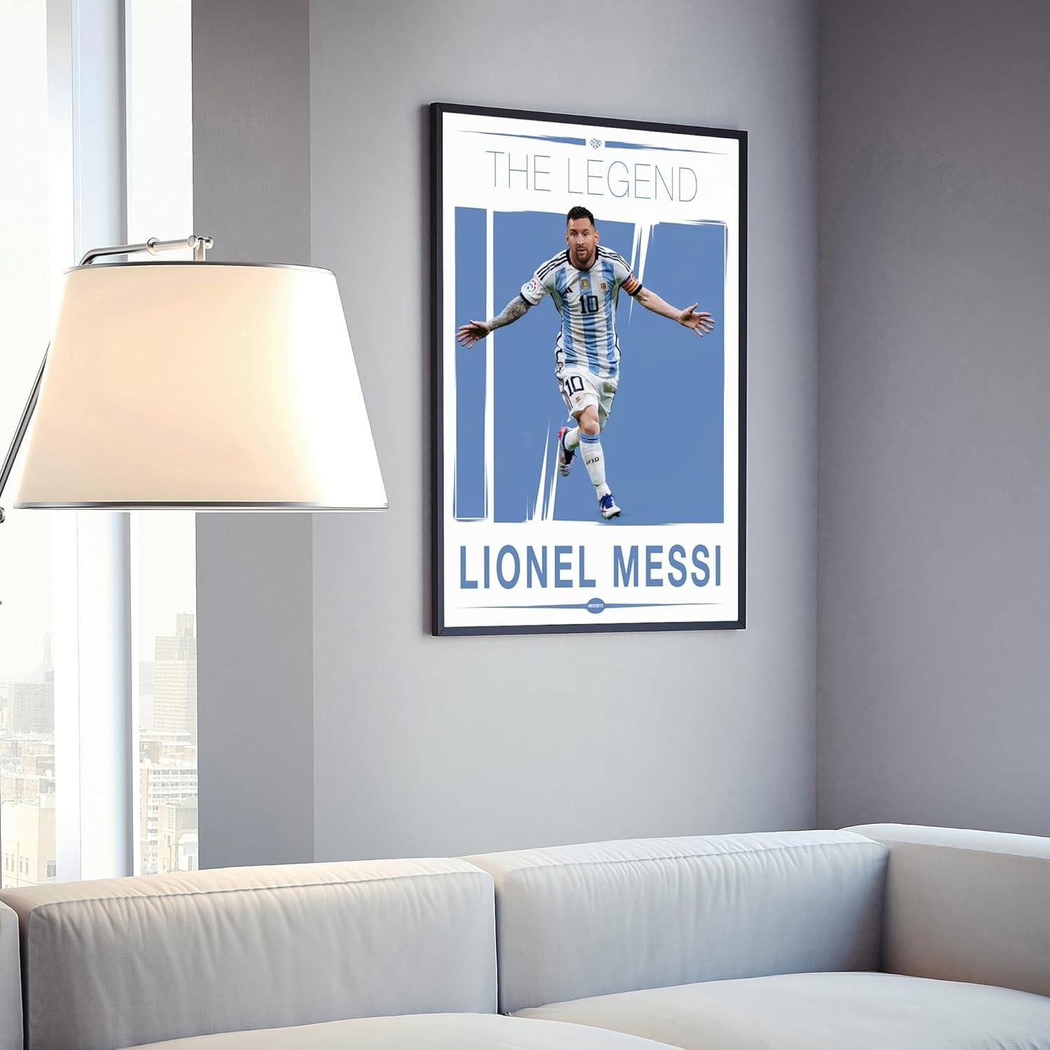 Póster de Fútbol Lionel Messi 30x45 cm - Arte de Pared