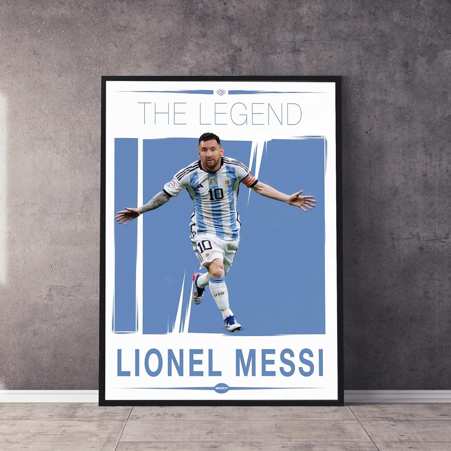 Póster de Fútbol Lionel Messi 30x45 cm - Arte de Pared