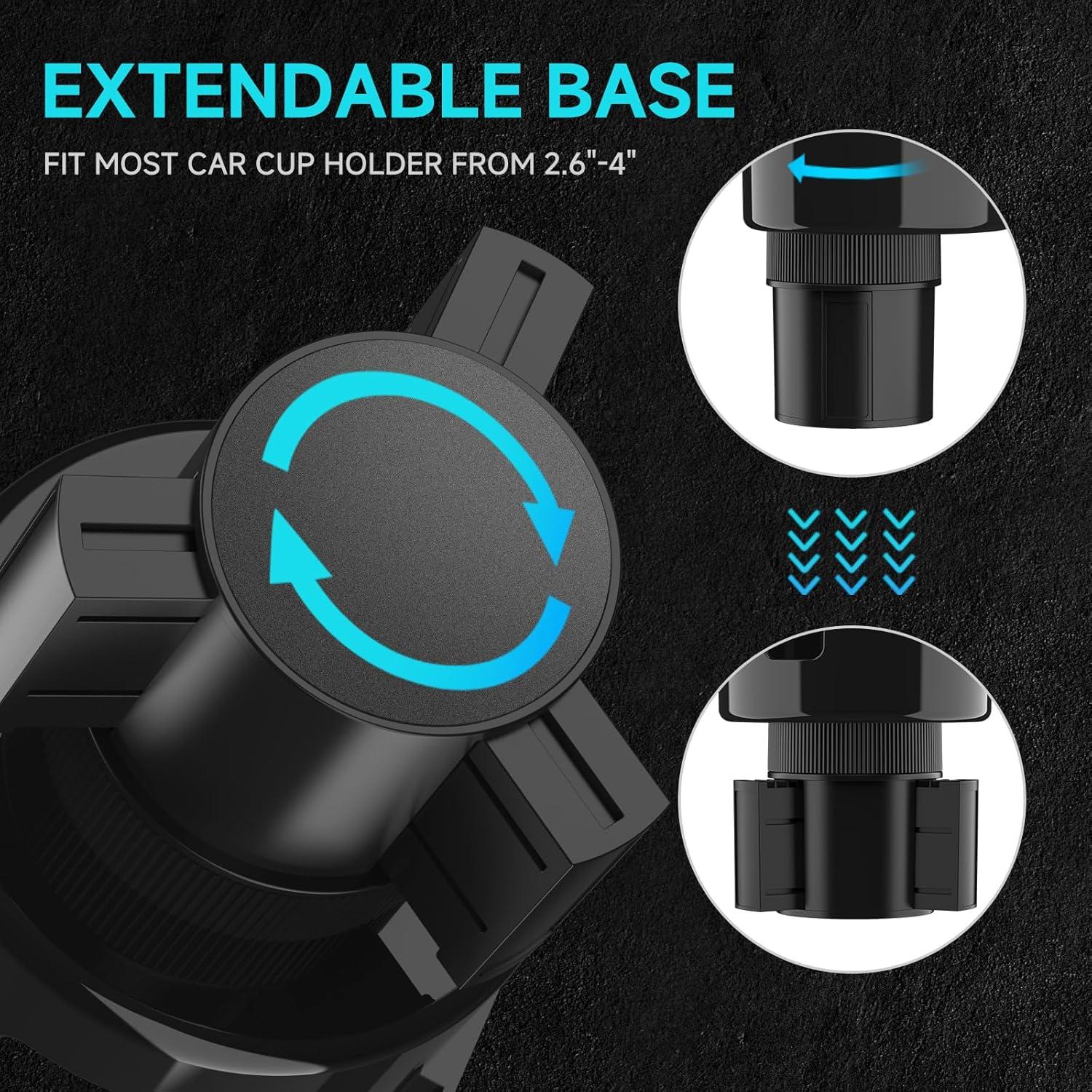 Bandeja para Portavasos de Coche DYLEN, Adaptador Universal