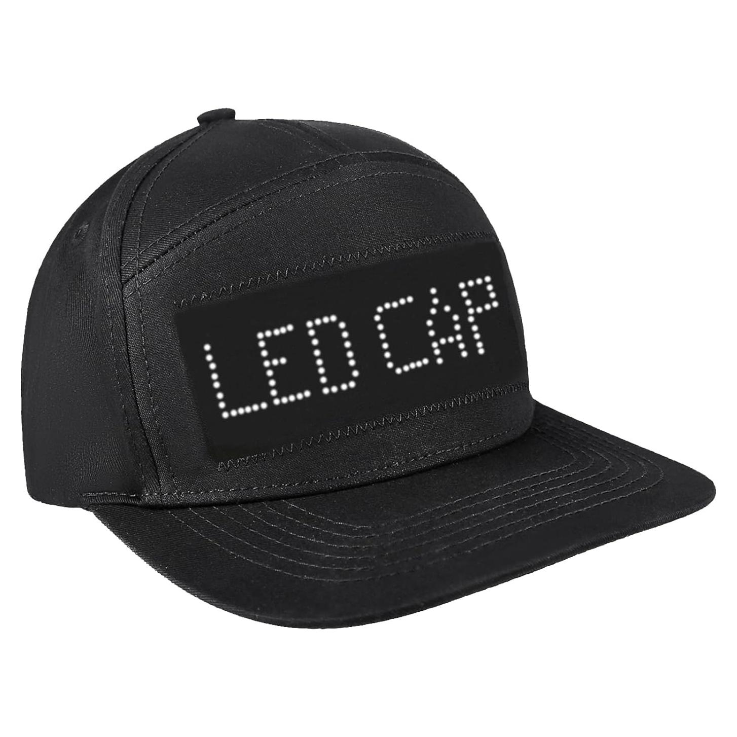 Gorra LED Inteligente Alavisxf XX Ajustable Negro