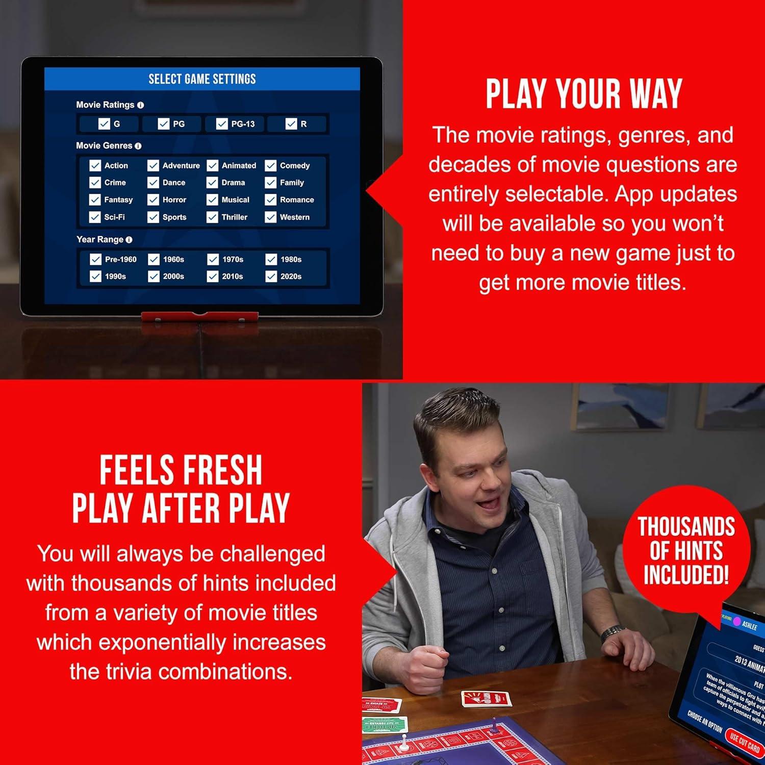 Juego de Trivia de Banda Sonora de Películas Game Night Media - 1.09 kg