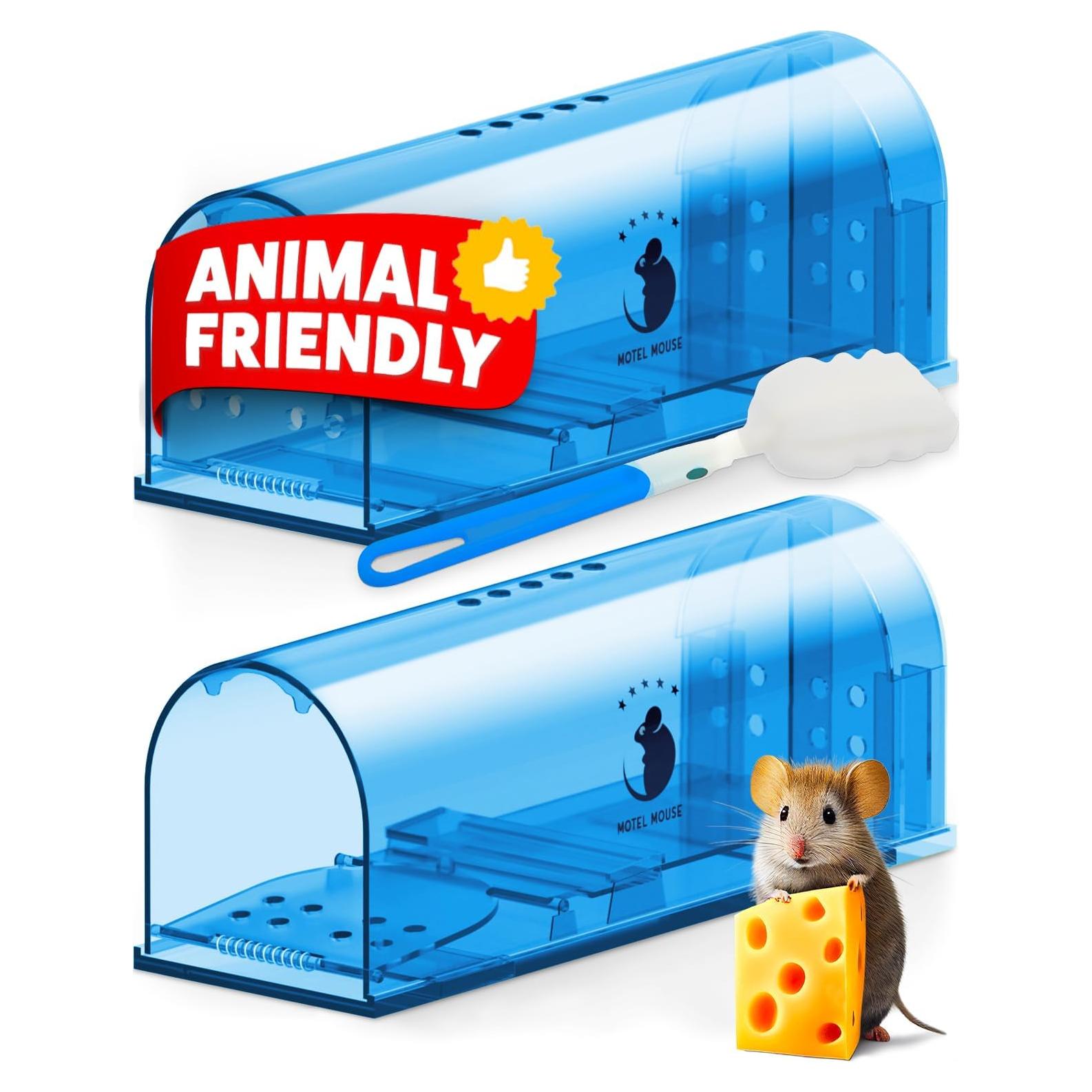 Trampas Humanas para Ratones Motel Mouse - Paquete de 2 Reutilizables