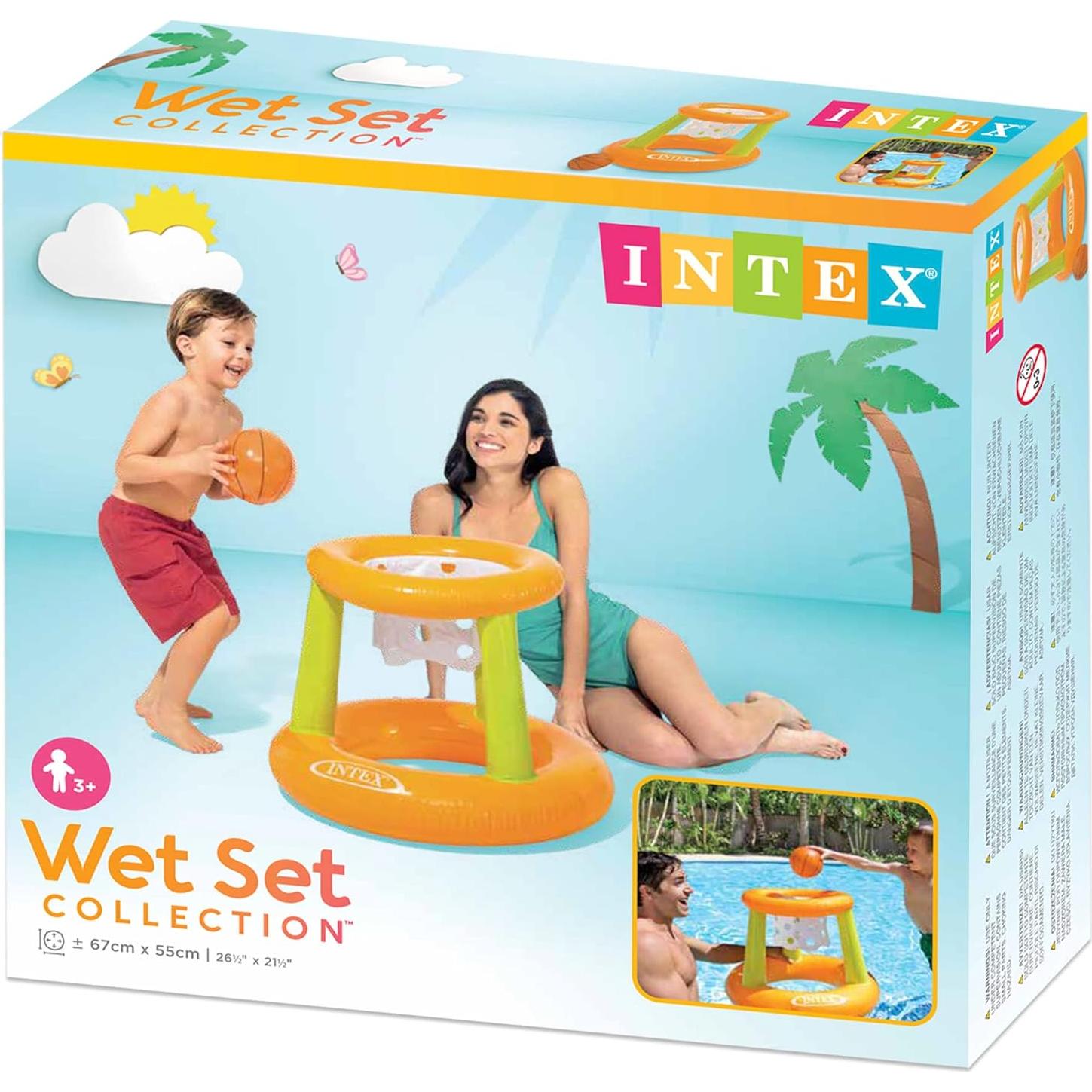 Juego Flotante Aros Intex 67 x 55 cm Multicolor Vinilo