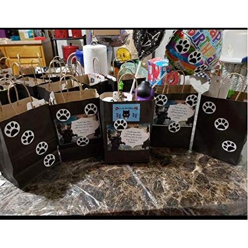 Pegatinas Redondas de Huella de Oso Negro Hcode - 500 Piezas