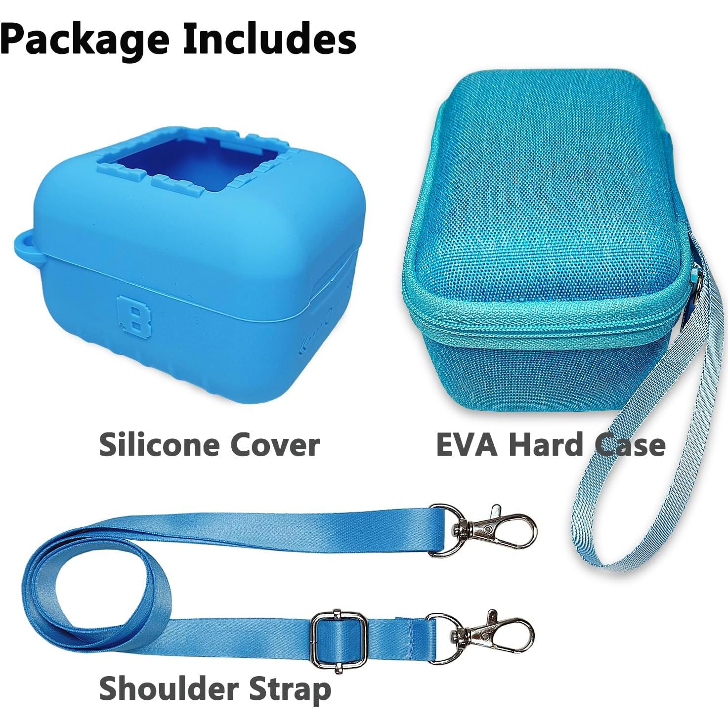 Funda Dura y Silicona JCHPINE para Mascota Digital Bitzee Azul