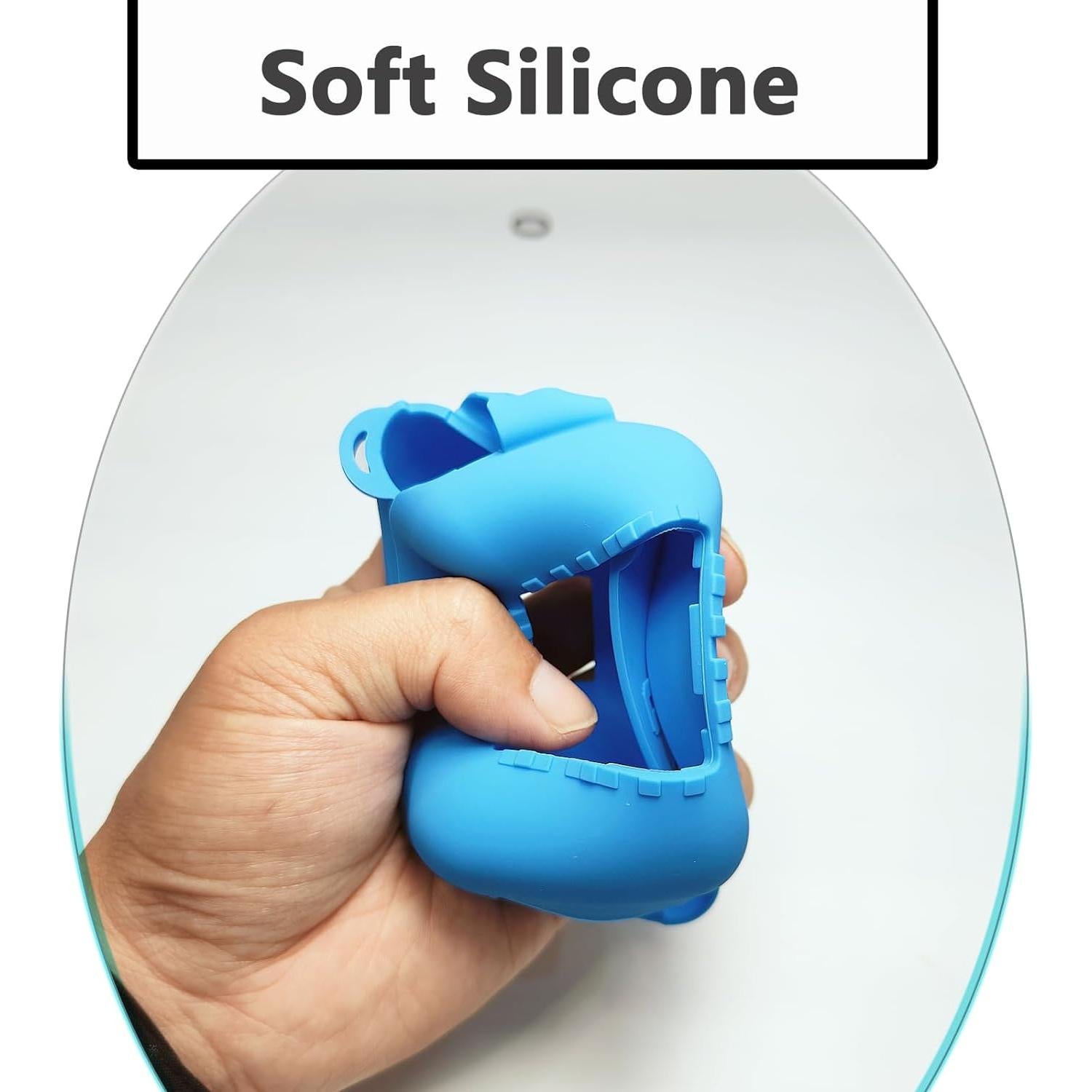 Funda Dura y Silicona JCHPINE para Mascota Digital Bitzee Azul