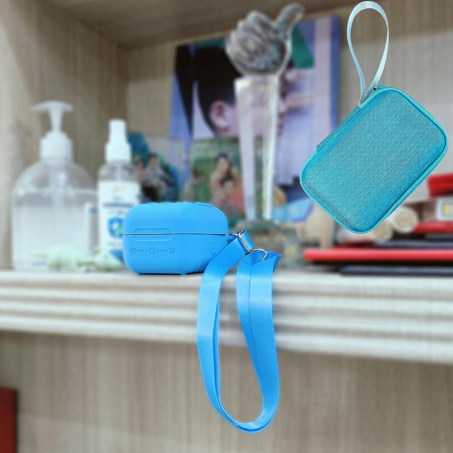 Funda Dura y Silicona JCHPINE para Mascota Digital Bitzee Azul