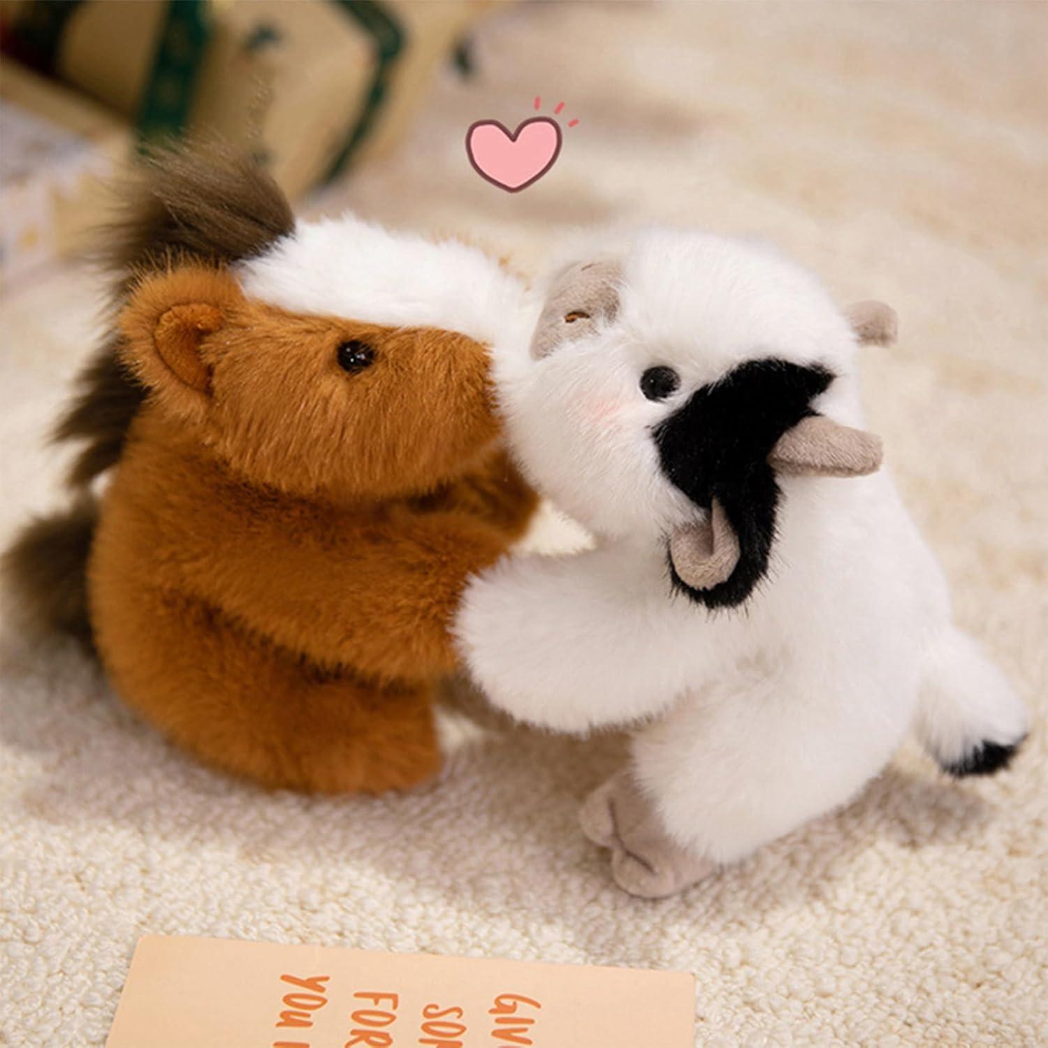 Peluche Vaca Lechera PEACH CAT 19.8 cm Suave y Lavable