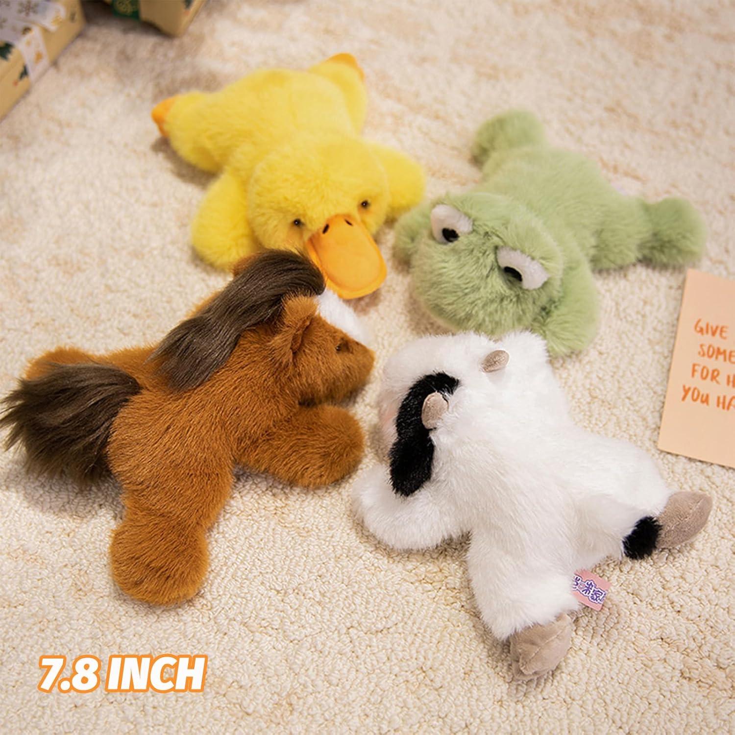 Peluche Vaca Lechera PEACH CAT 19.8 cm Suave y Lavable