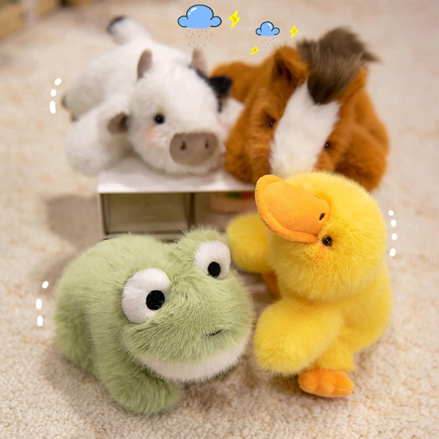 Peluche Vaca Lechera PEACH CAT 19.8 cm Suave y Lavable