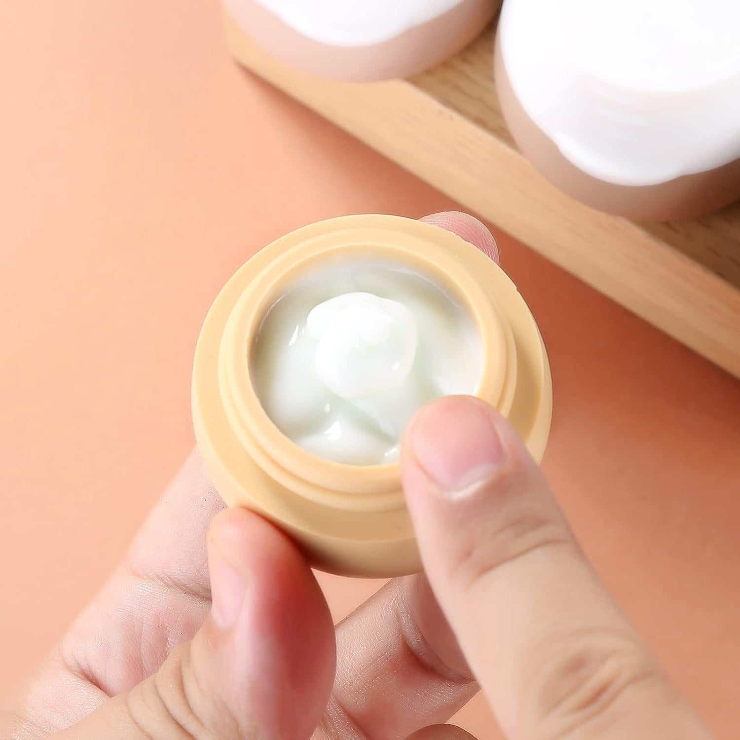 Set de 4 Contenedores de Viaje Gemice A prueba de Fugas 20ml