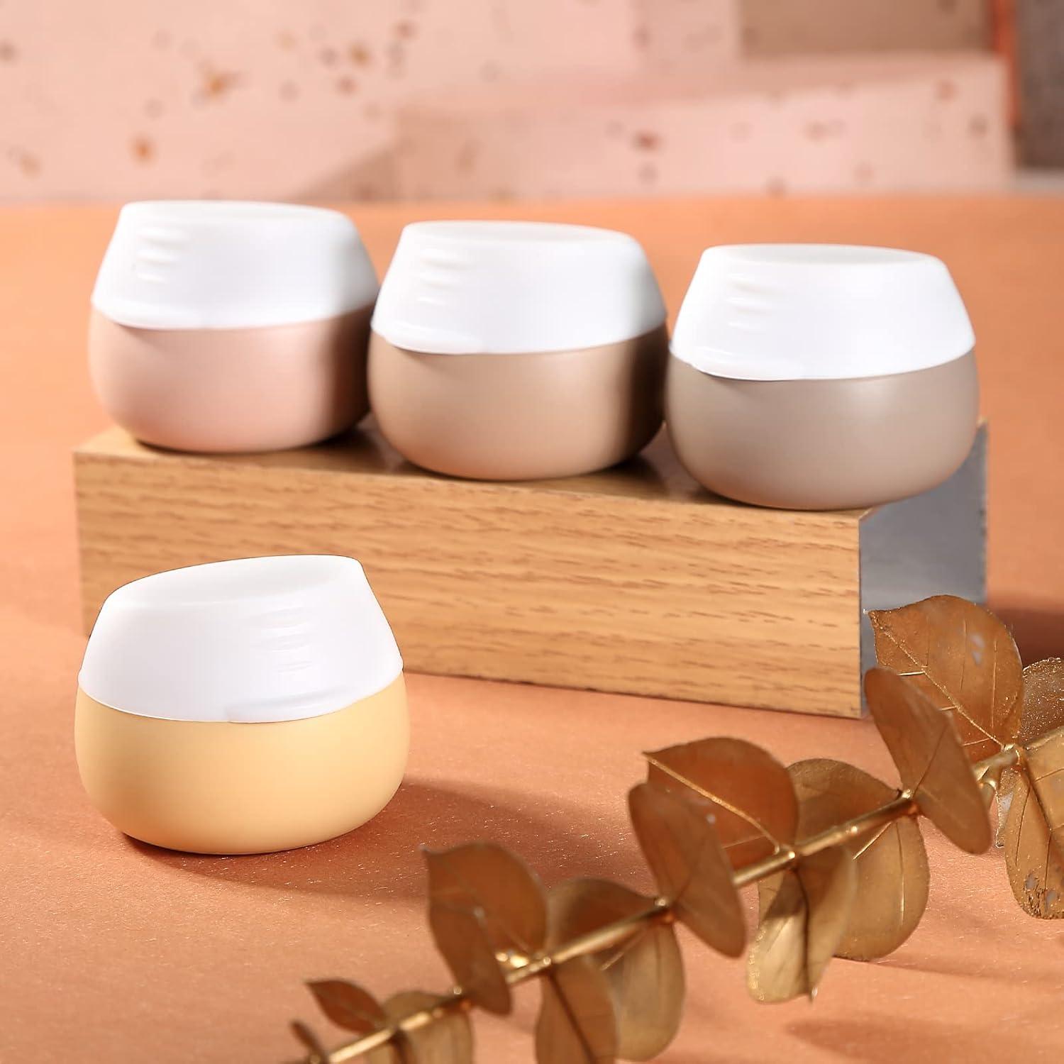 Set de 4 Contenedores de Viaje Gemice A prueba de Fugas 20ml