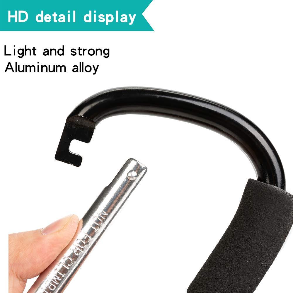 Ganchos para Cochecito Funbliss - Organizador de Bolsas Negro