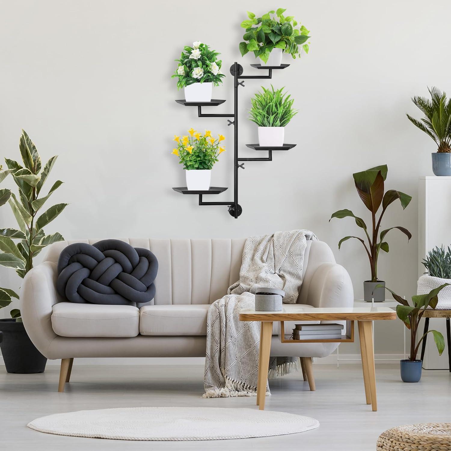 Soporte de Plantas FT HITA 4 Niveles Negro Diamante