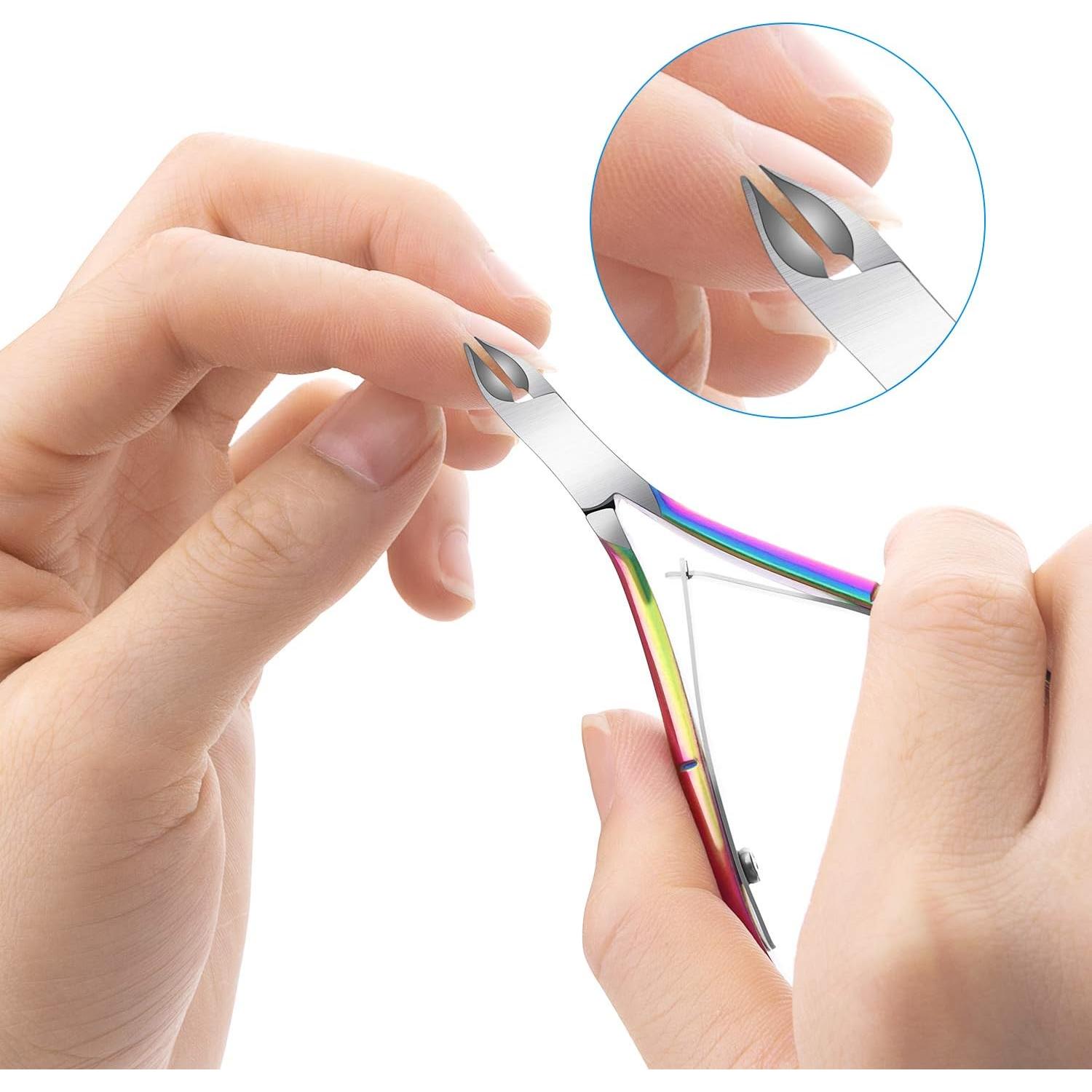 Cortadores de Cutículas Awpeye Acero Inoxidable 4 Piezas
