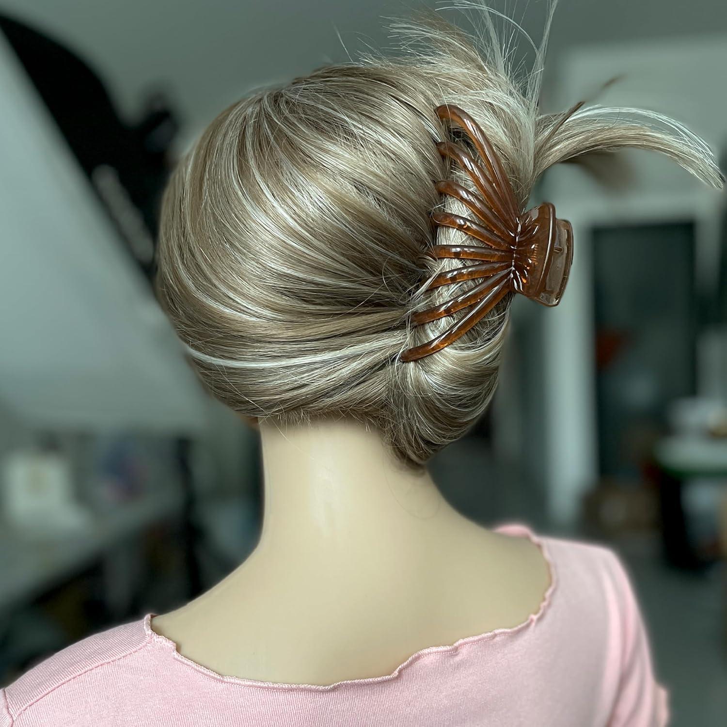 Pinzas para el cabello FAELBATY - Gelatina 4 colores, 13 cm