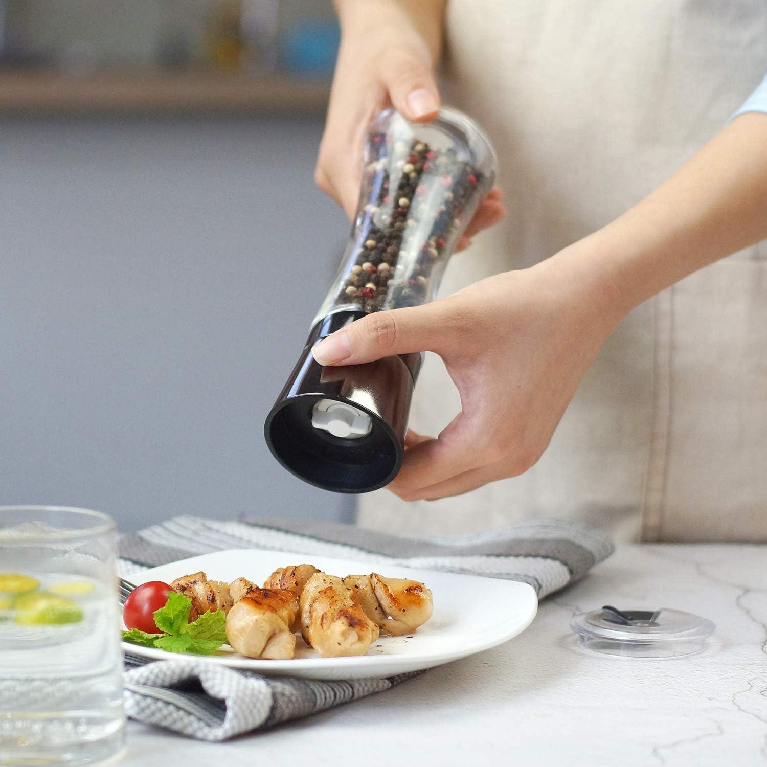 Juego de Molinillos de Sal y Pimienta VEVOK CHEF Acero Inoxidable