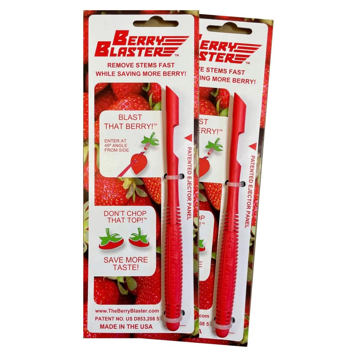 Removedor de Corazón de Fresa Berry Blaster 2-Pack