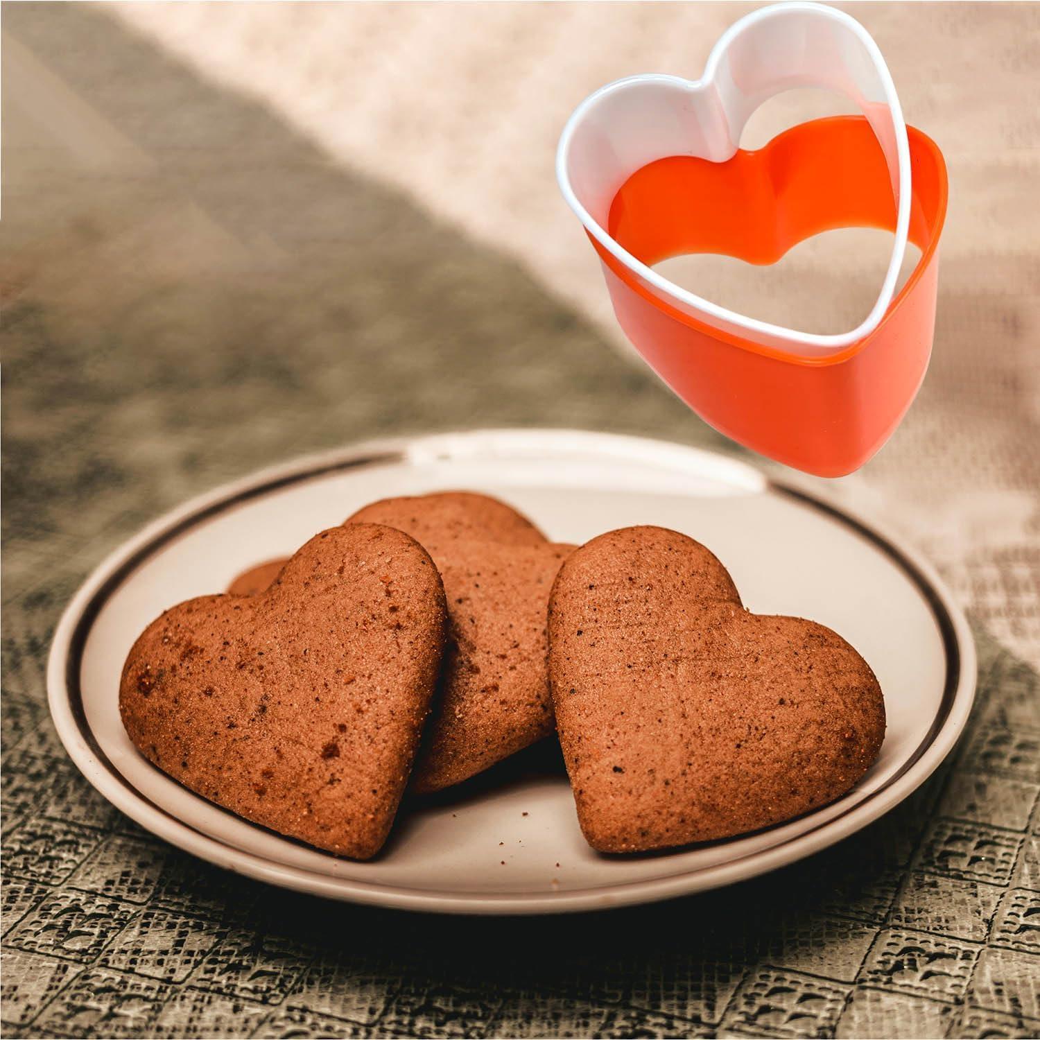 Juego de Cortadores de Galletas Corazón Yuntop - 5 Piezas