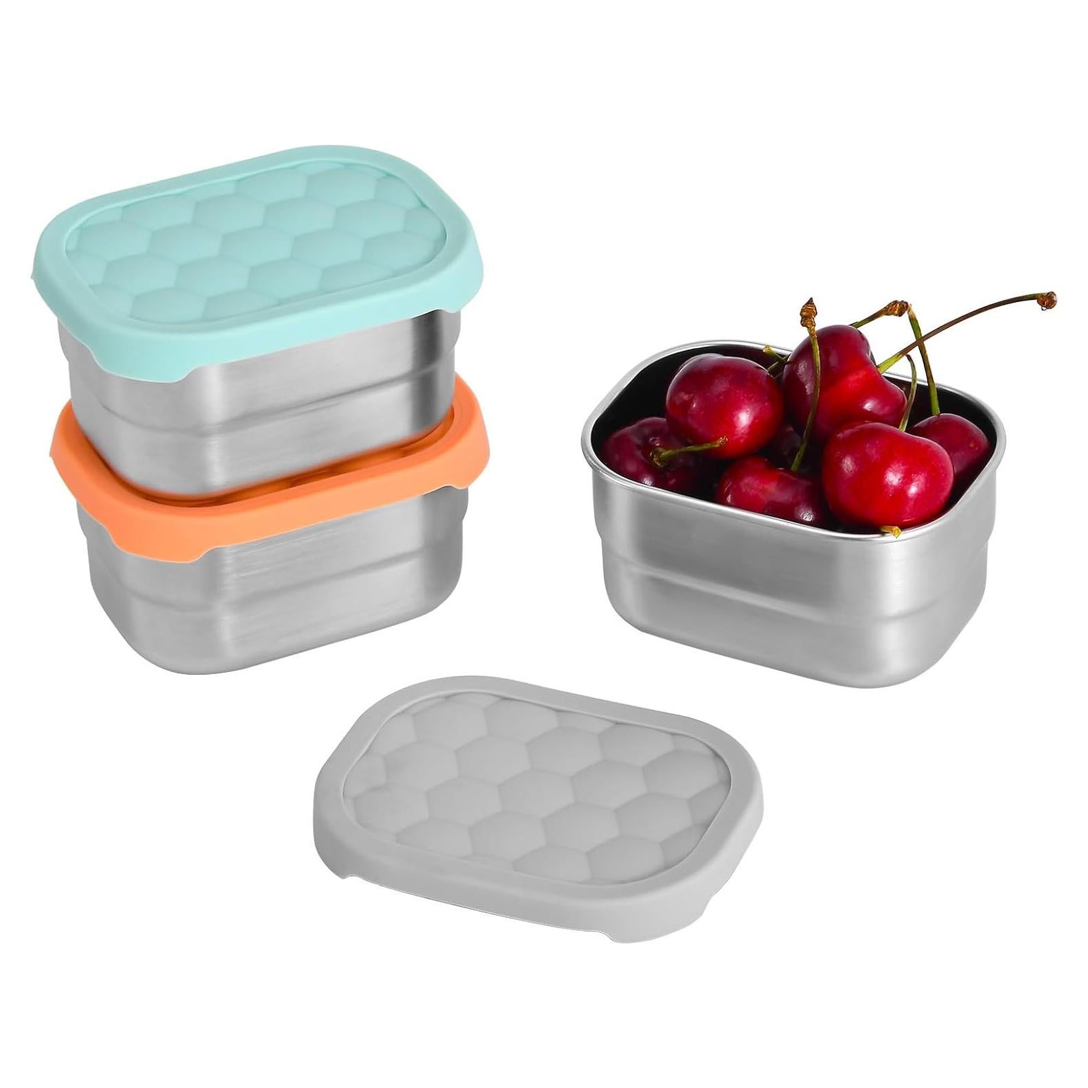 Contenedores de Aperitivos de Acero Inoxidable UPTRUST 240ml 3pcs