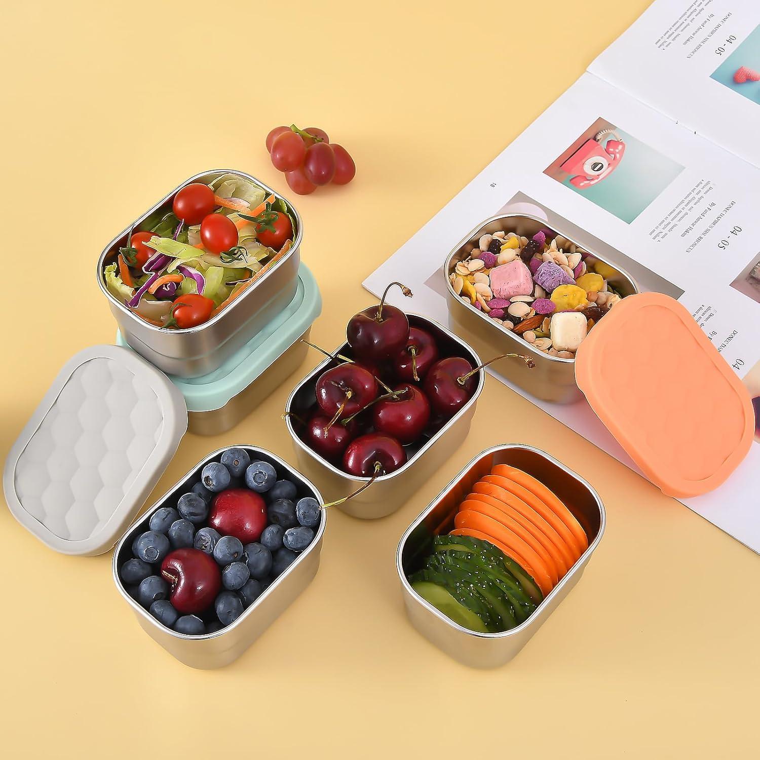 Contenedores de Aperitivos de Acero Inoxidable UPTRUST 240ml 3pcs