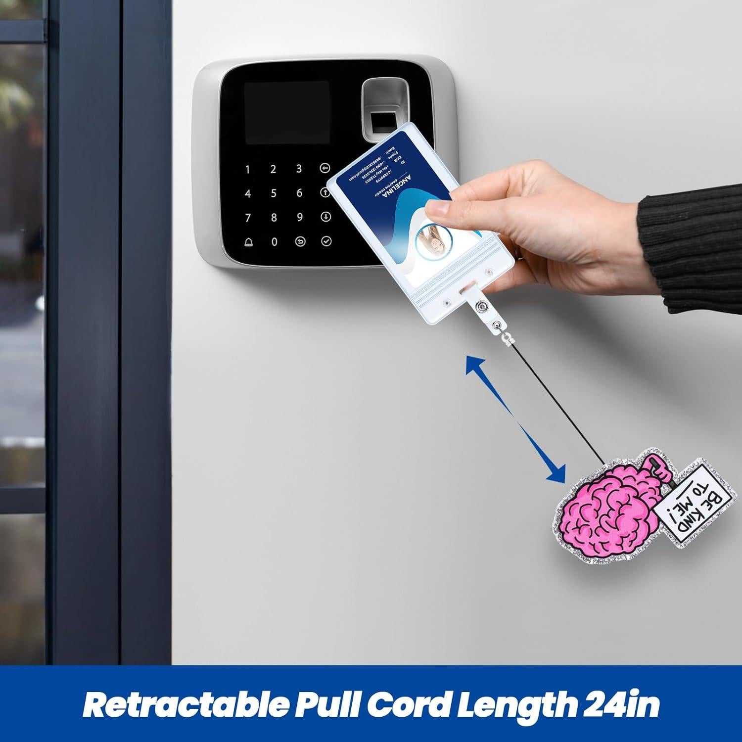 Soporte de Insignia Retráctil BEZTN 'Sé Amable Conmigo' para Enfermeras