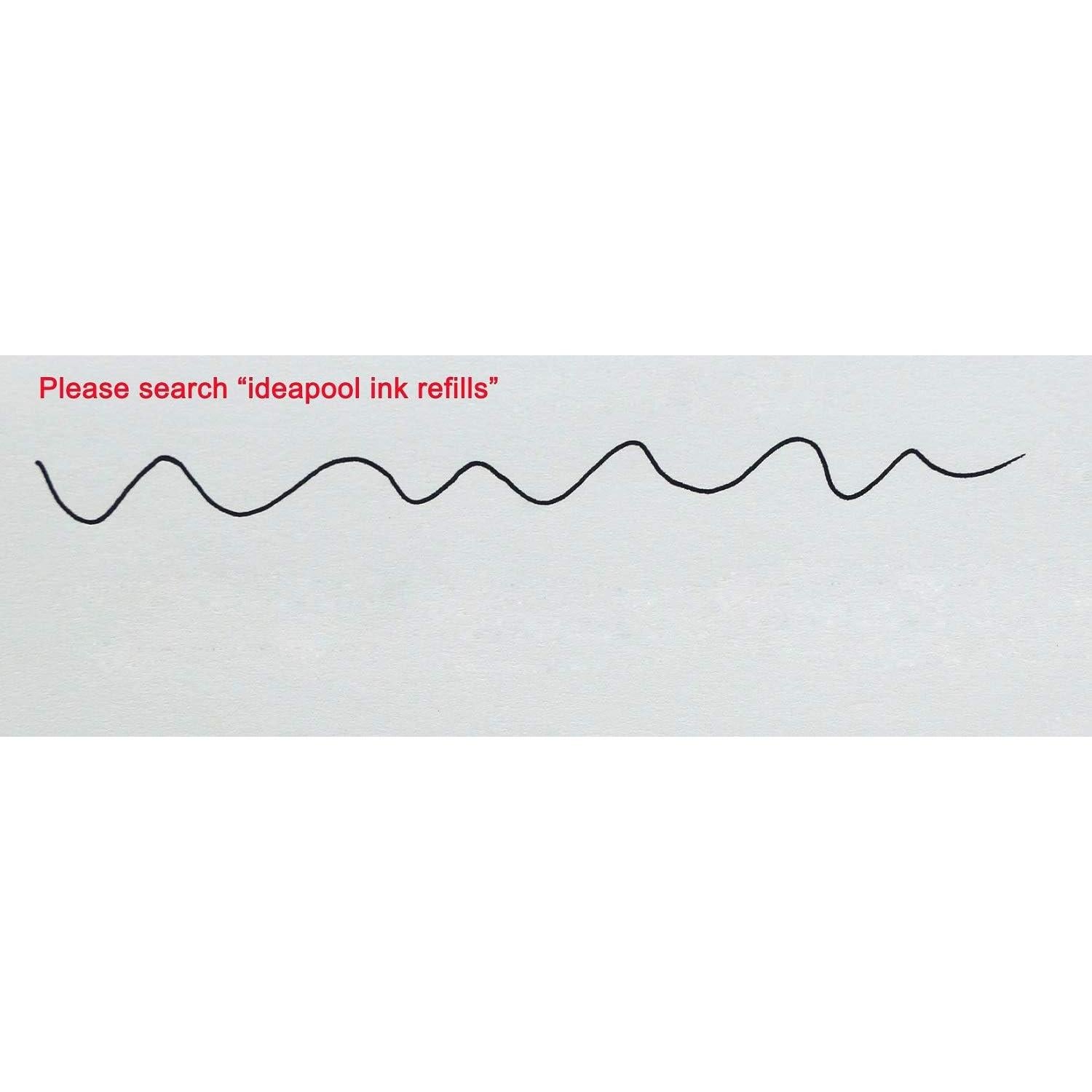 Bolígrafo de Madera IDEAPOOL con 2 Recargas de Tinta Negra