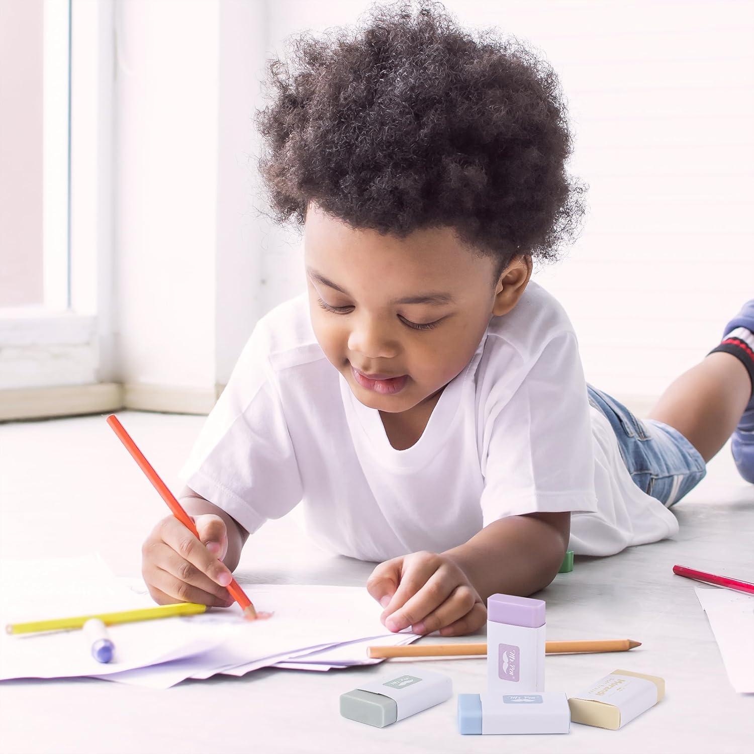 Gomas de Borrar Mr. Pen - 10 Paquete Colores Morandi