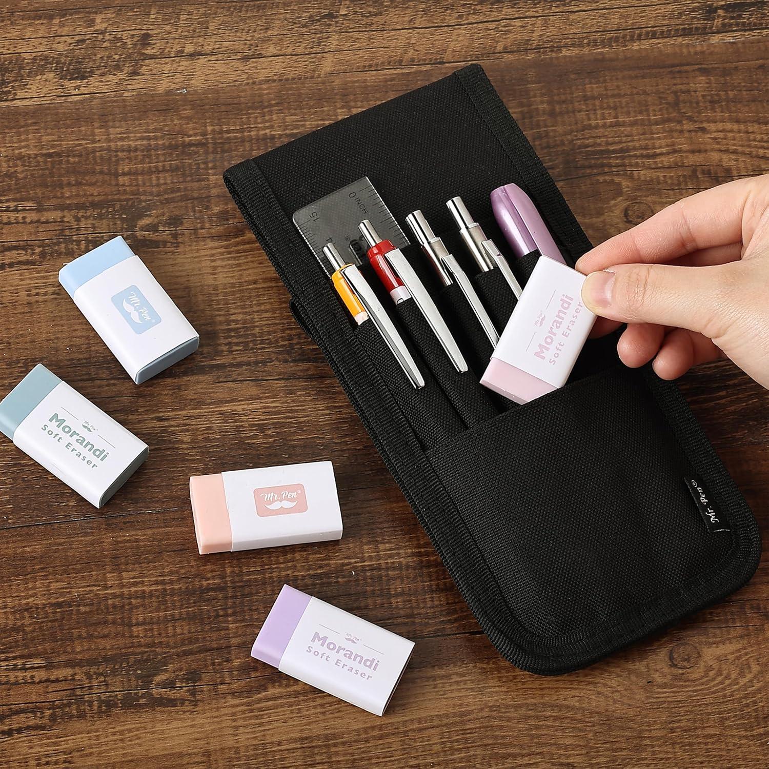 Gomas de Borrar Mr. Pen - 10 Paquete Colores Morandi