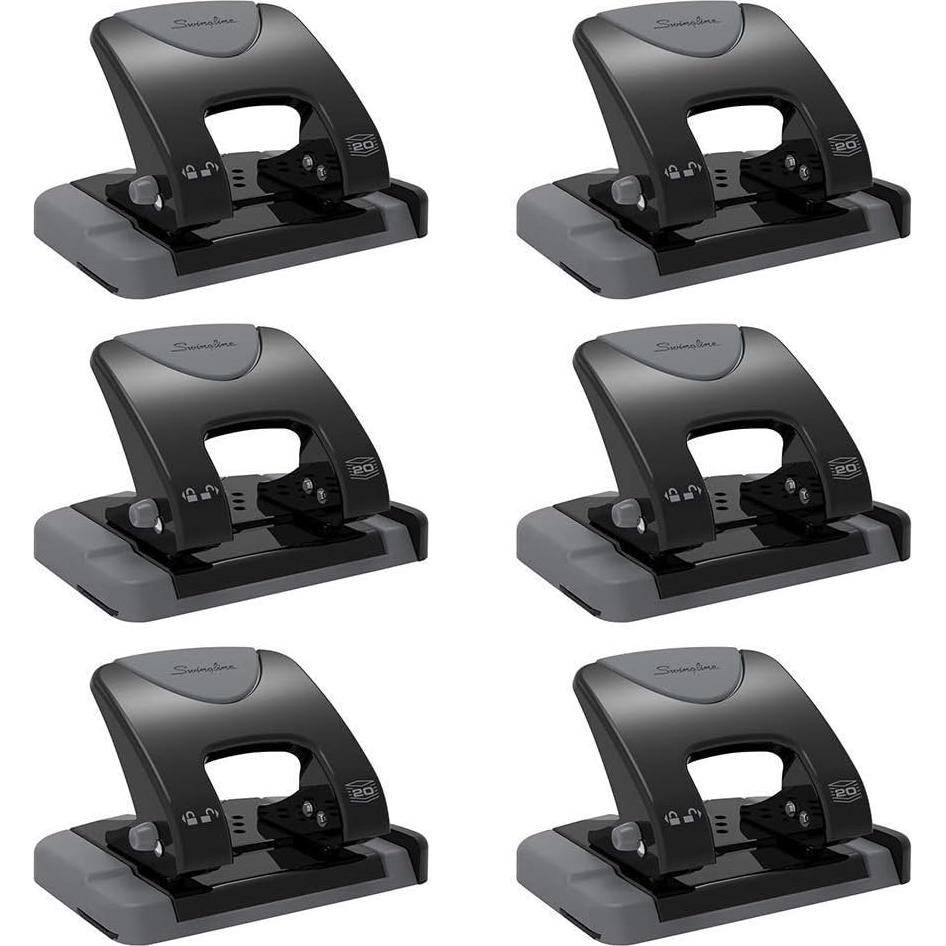 Perforadora Swingline SmartTouch 2 Agujeros Metal 20 Hojas