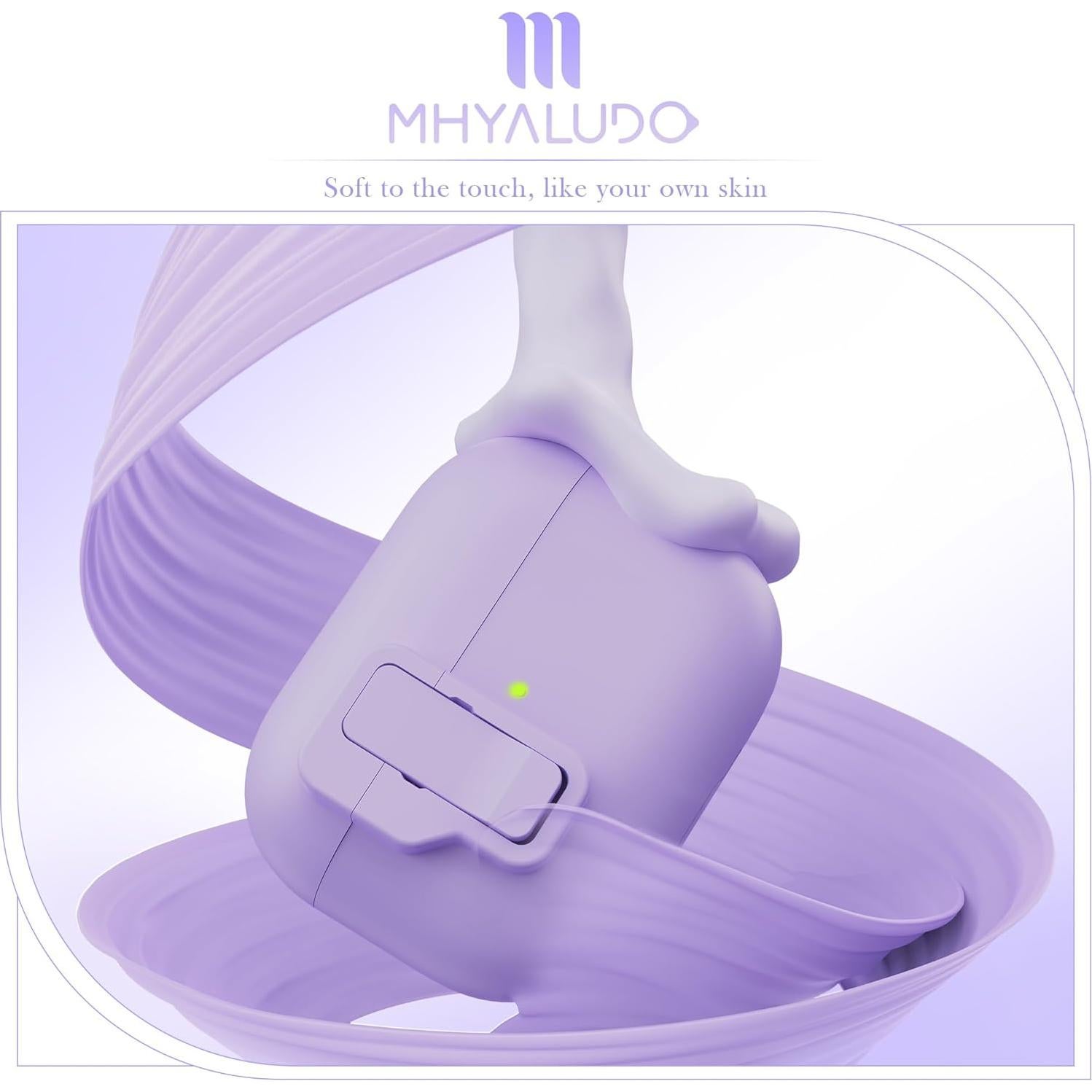 Funda Silicona AirPods Pro 2da Gen MHYALUDO Púrpura