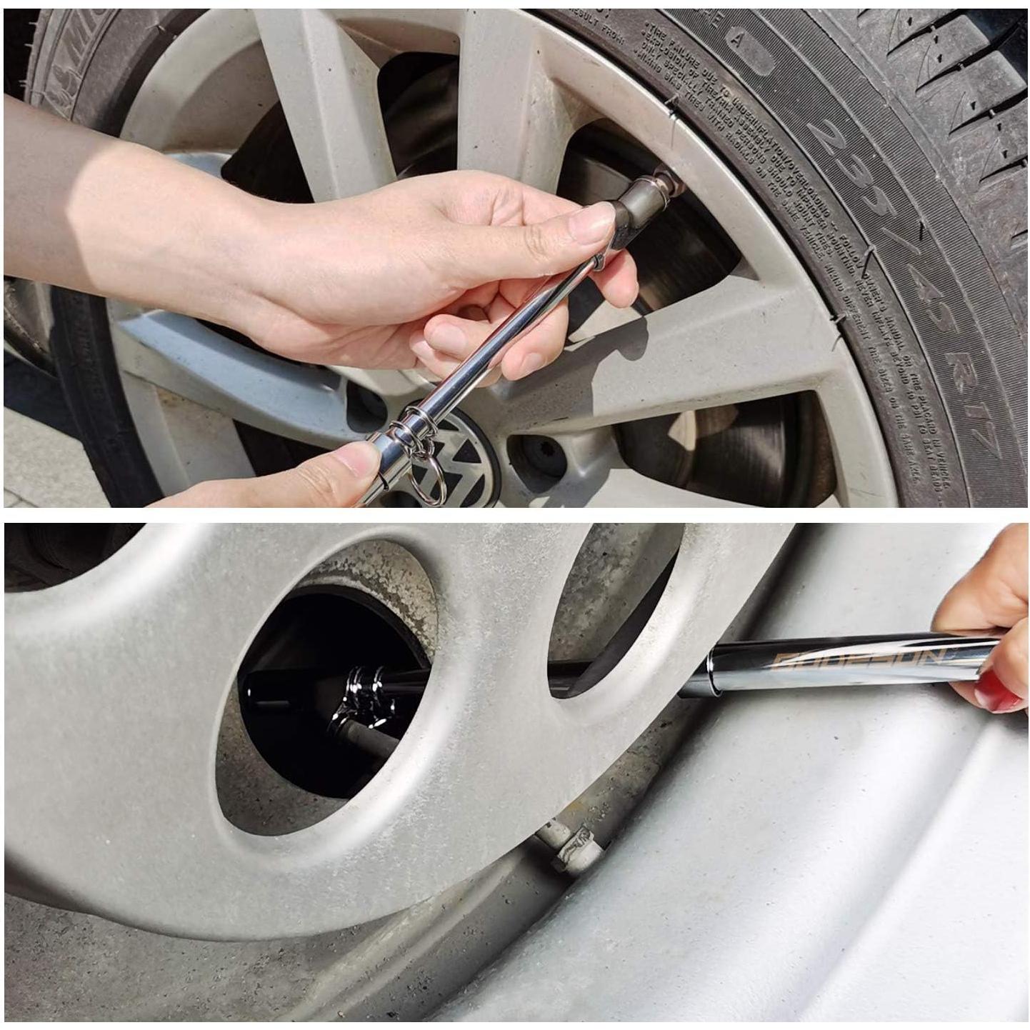 Medidor de Presión de Neumáticos GODESON Doble Cabeza 10-150 PSI