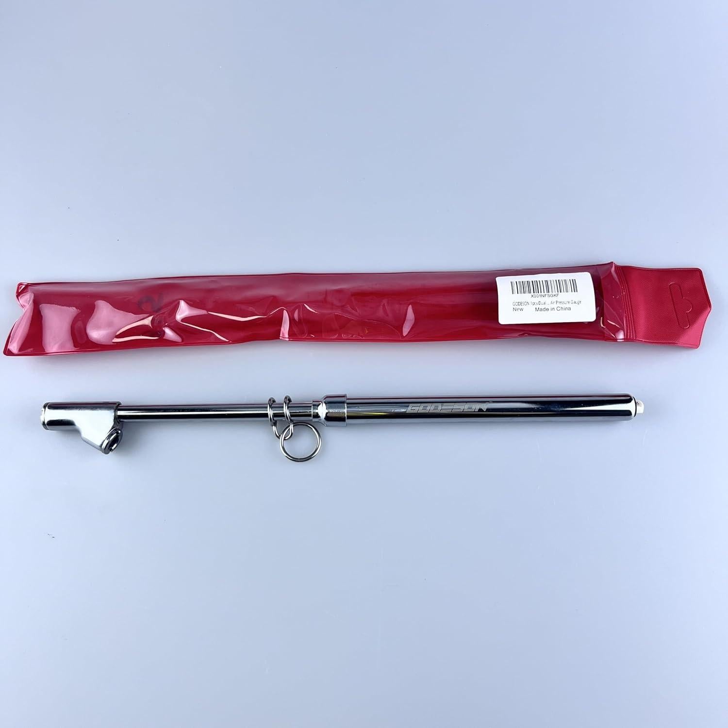 Medidor de Presión de Neumáticos GODESON Doble Cabeza 10-150 PSI