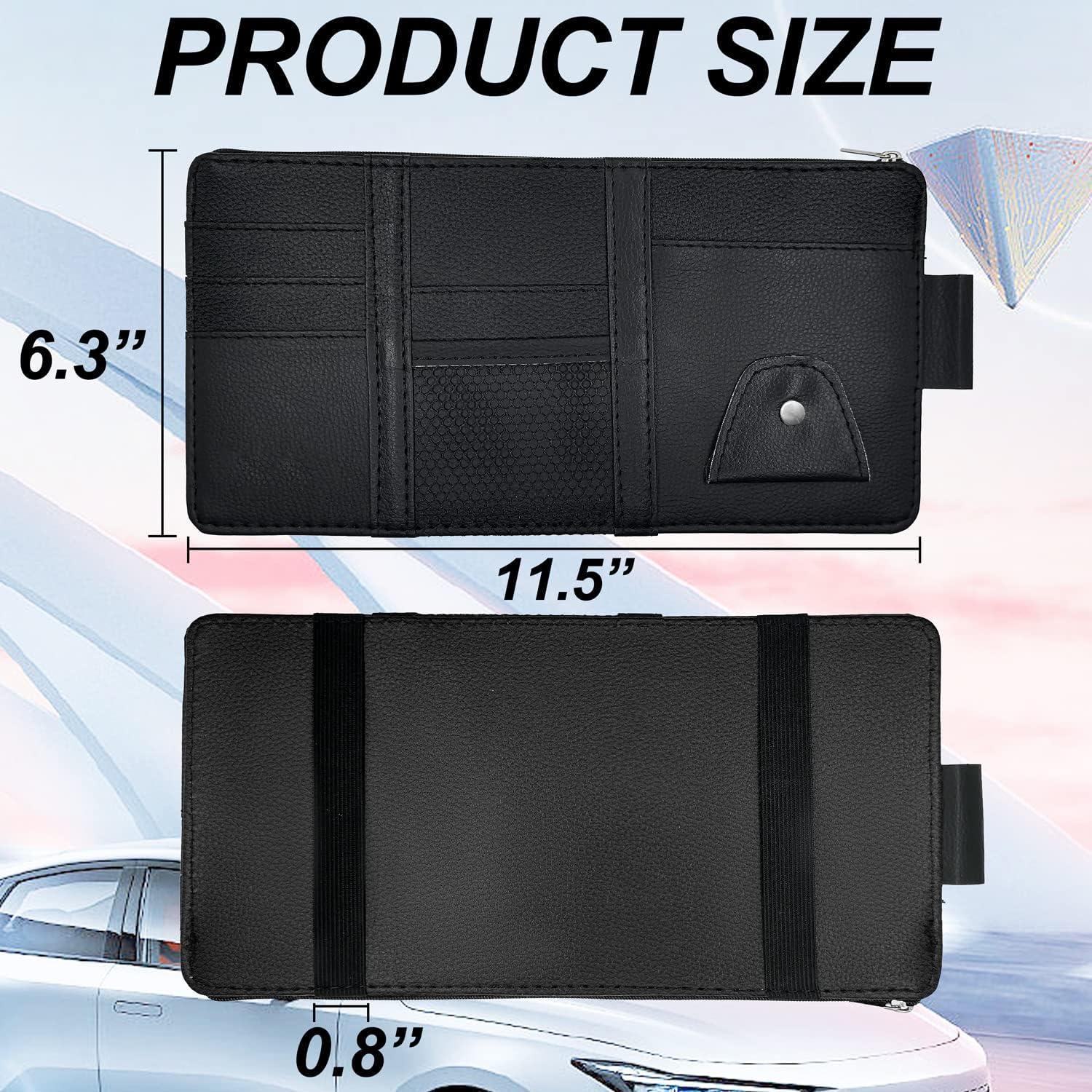 Organizador de Visera de Sol Keedolla - 2 Pcs Negro