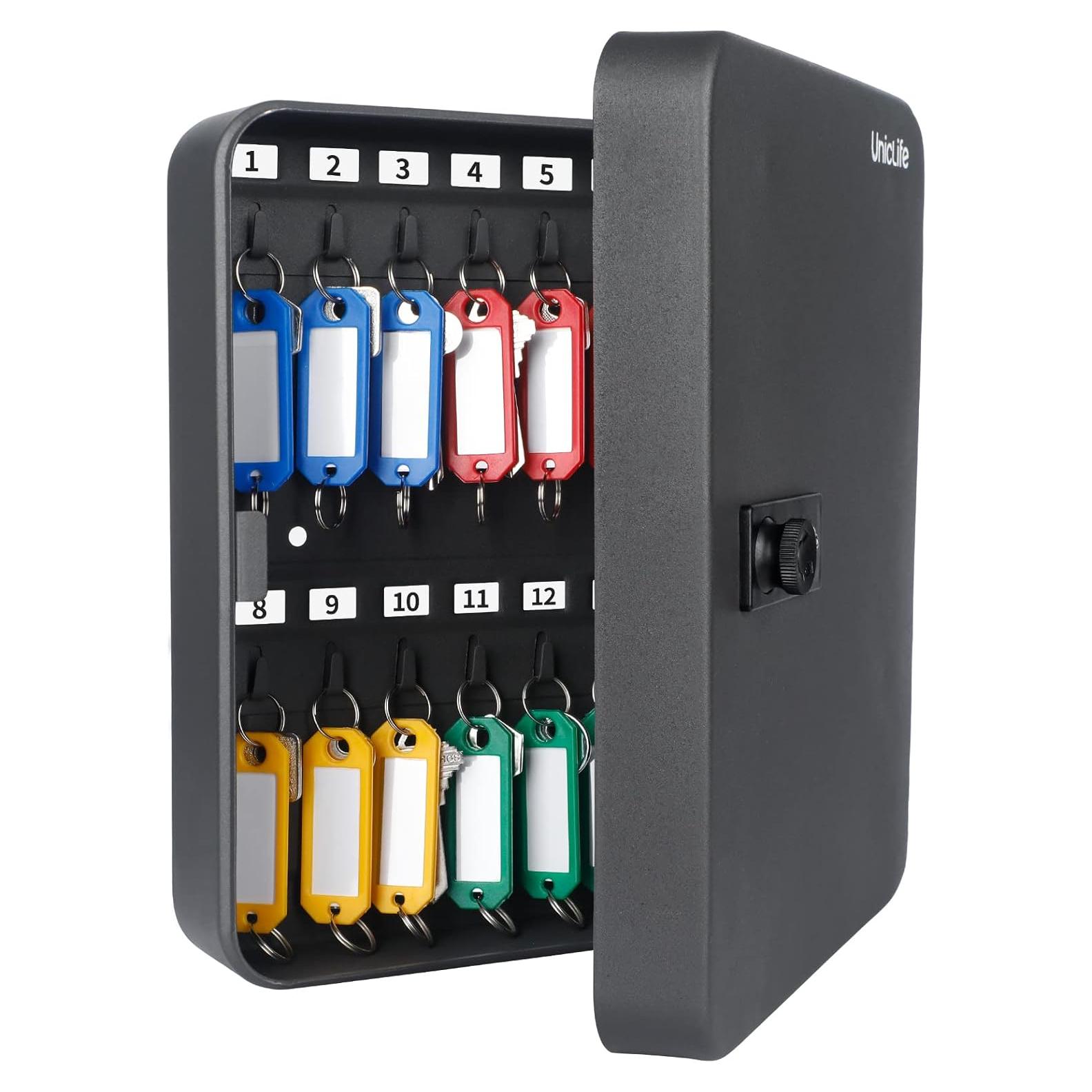 Gabinete de Llaves Uniclife 28 Posiciones con Cerradura Combinada