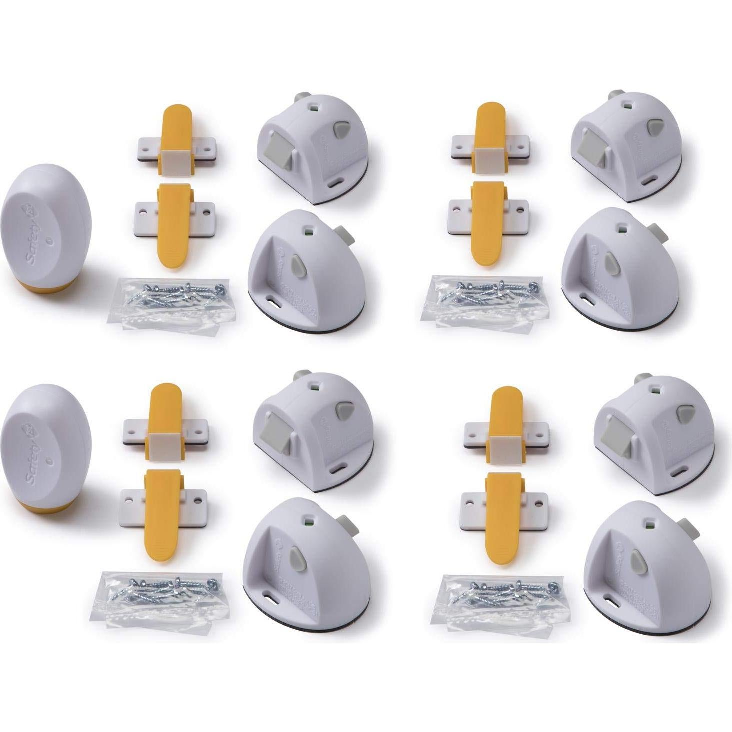 Sistema de Cerradura Magnética Adhesiva Safety 1st - 8 Cerraduras y 2 Llaves