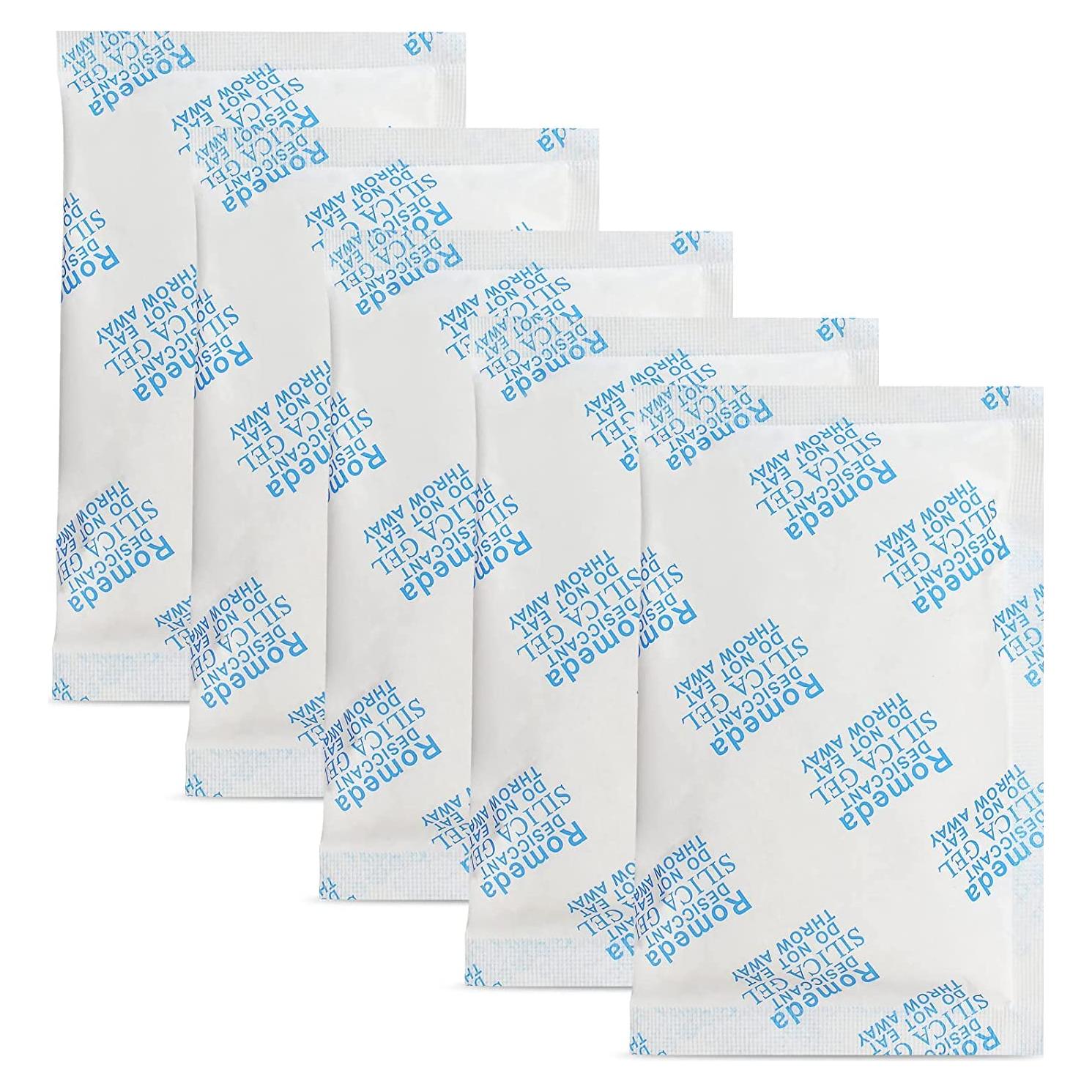 15 Paquetes de Gel de Silica 20g Romeda - Deshidratante Seguro