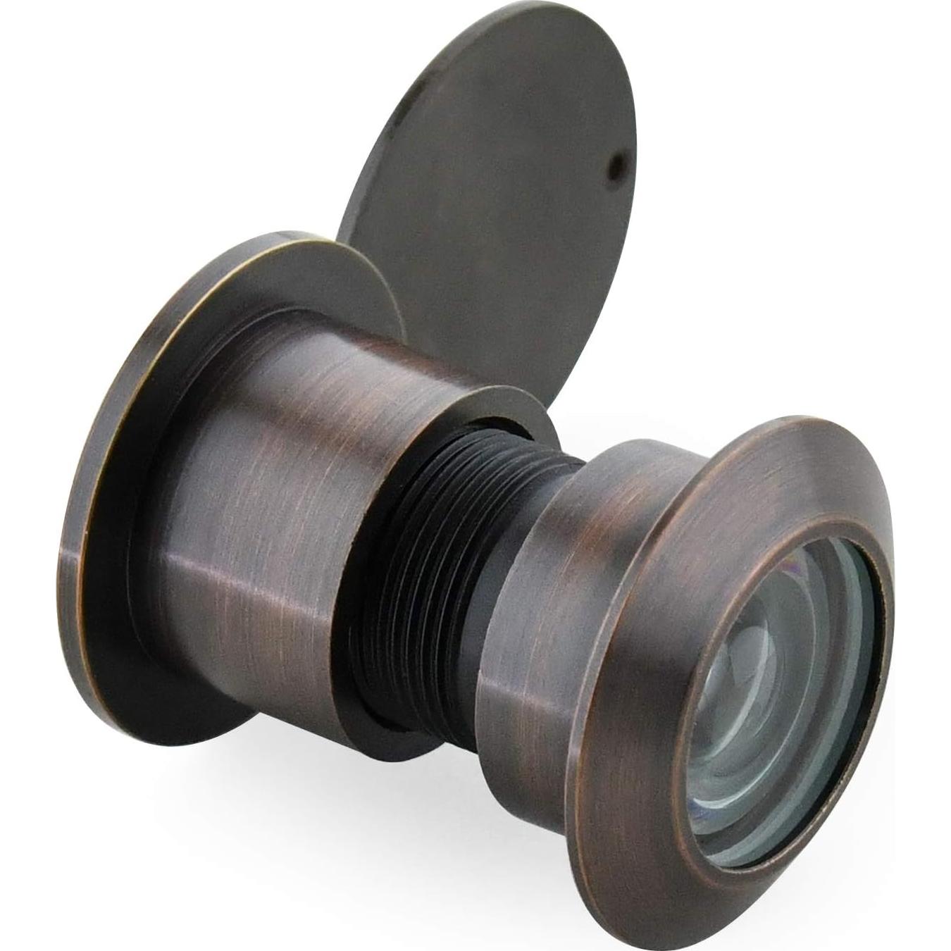 Mirador de Puerta Earl Diamond Latón Macizo 220° Bronce Envejecido