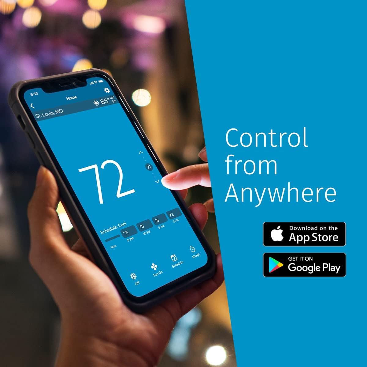 Termostato Inteligente Emerson Sensi Touch Wi-Fi Negro ST75