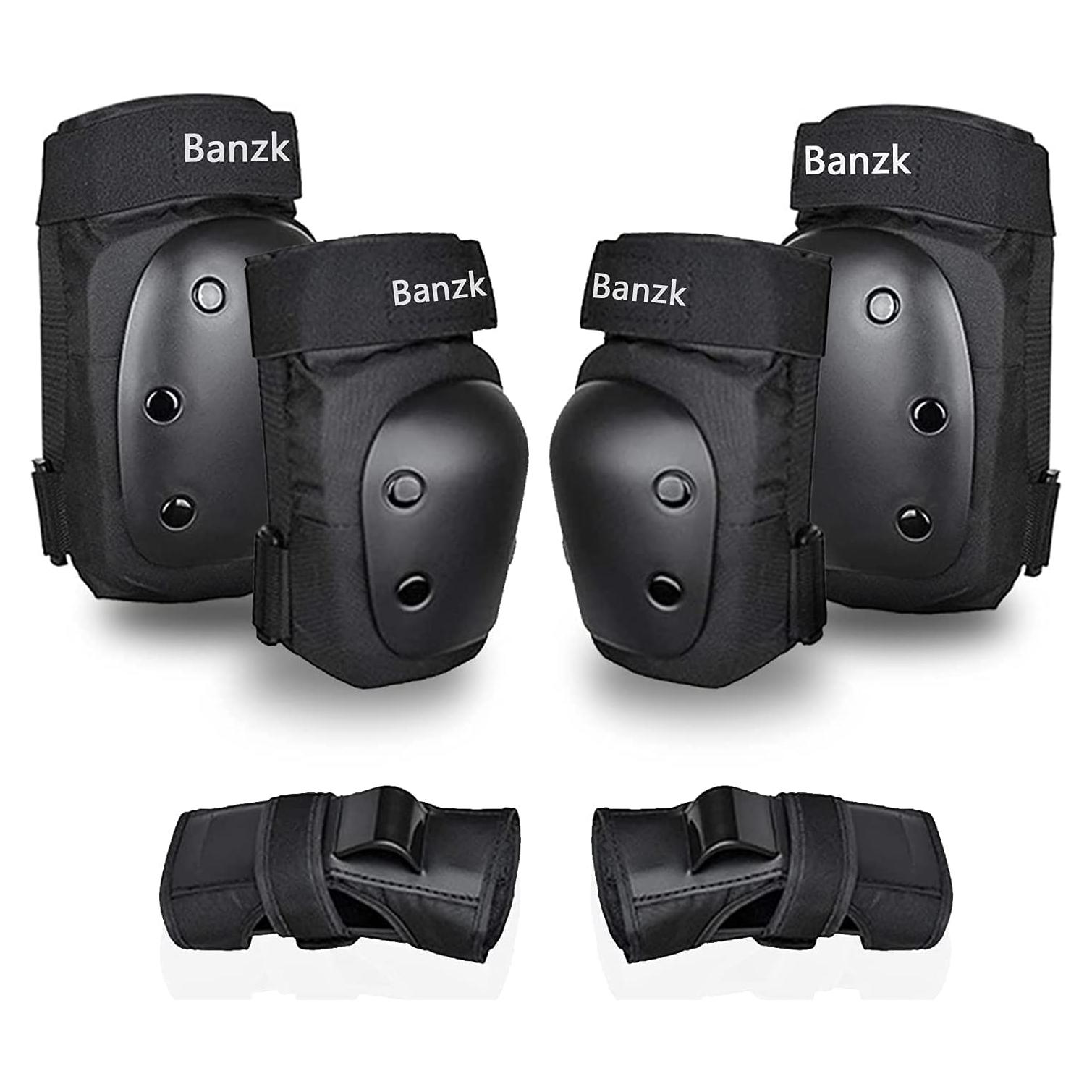 Conjunto de Protección Banzk para Patinaje Negro S/M/L/XL