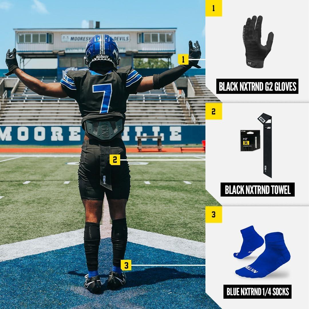 Toalla Deportiva Nxtrnd Streamer Microfibra Negra 61x7.6 cm