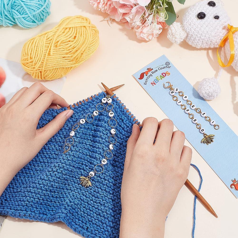 Marcadores de Puntos NBEADS 2 Pcs Abeja Acrílico 0-9