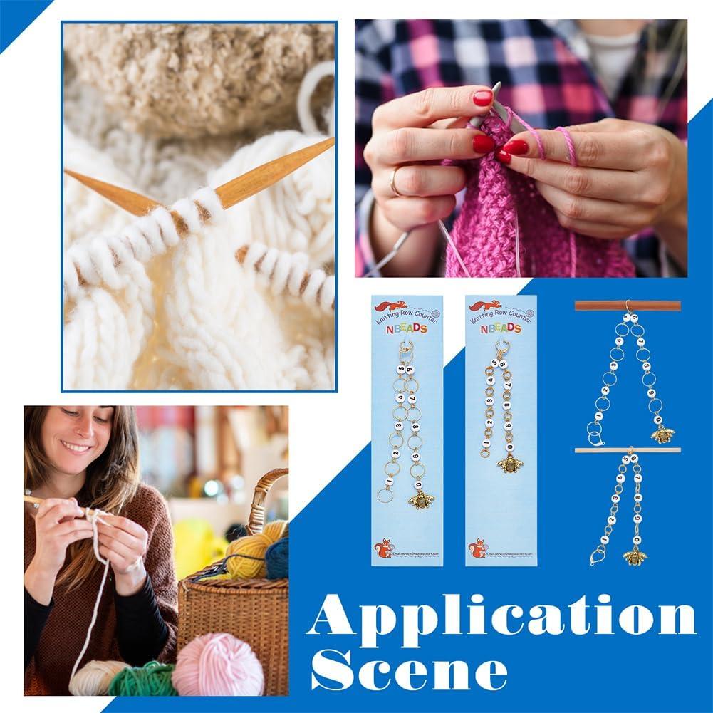 Marcadores de Puntos NBEADS 2 Pcs Abeja Acrílico 0-9