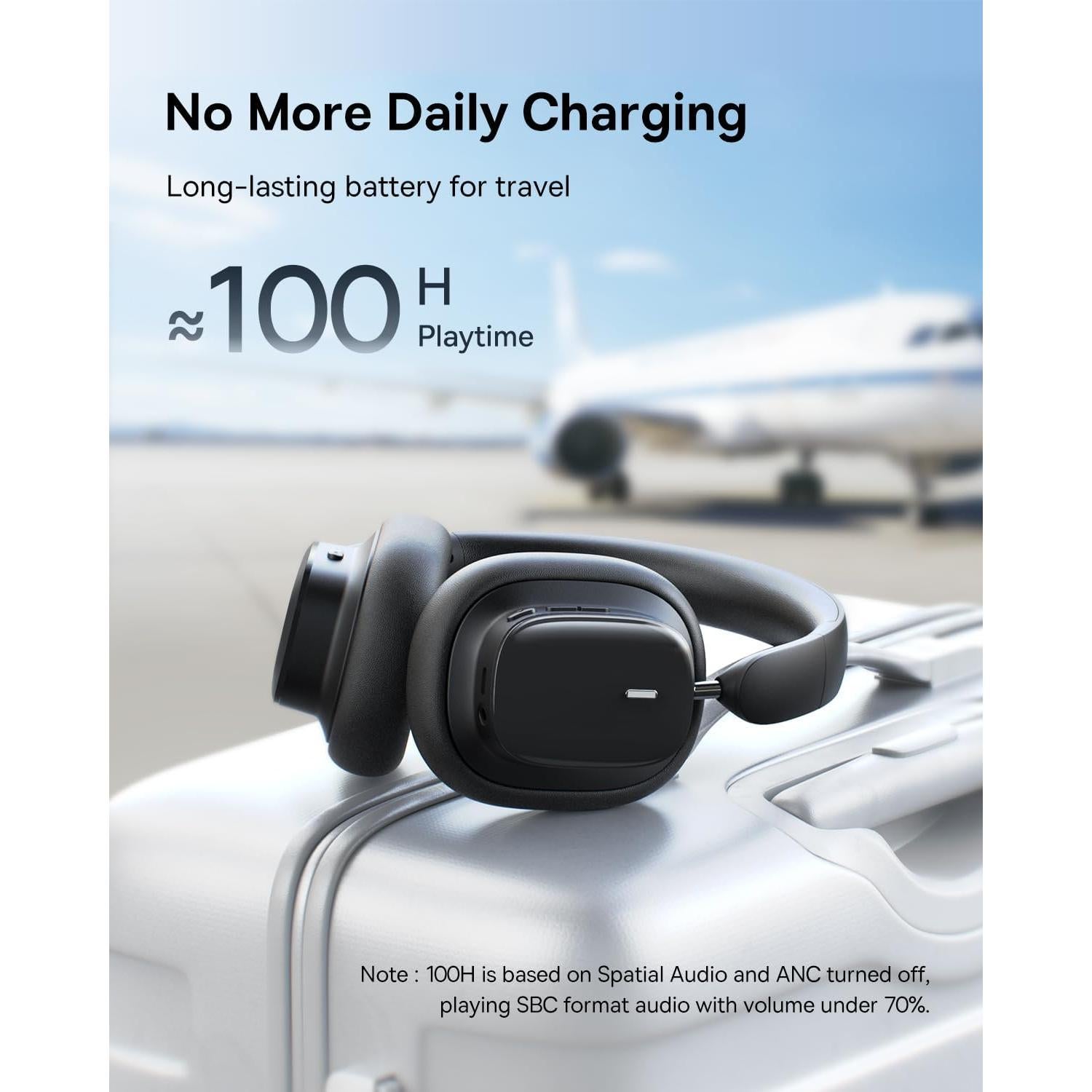 Auriculares Inalámbricos Baseus Bowie H1i 100H ANC Hi-Res