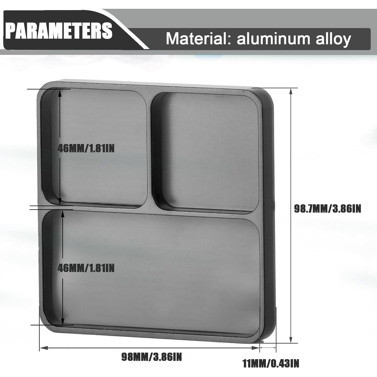 Bandeja Magnética Mediana RcThjia para Herramientas y Tornillos